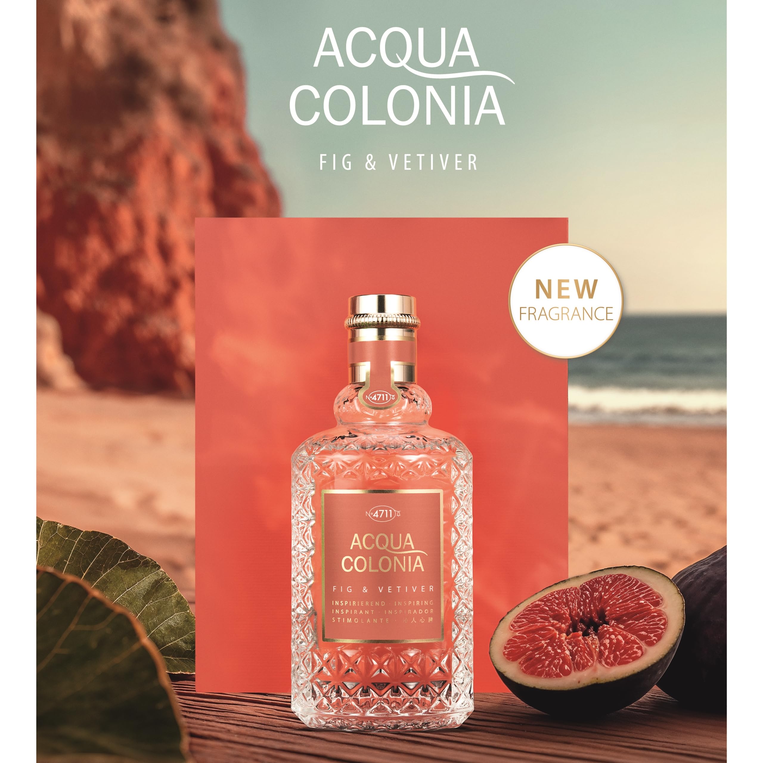 4711 Acqua Colonia® Fig & Vetiver | Eau de Cologne - inspirante - Bien-être pour les sens | 50 ml Natural Spray