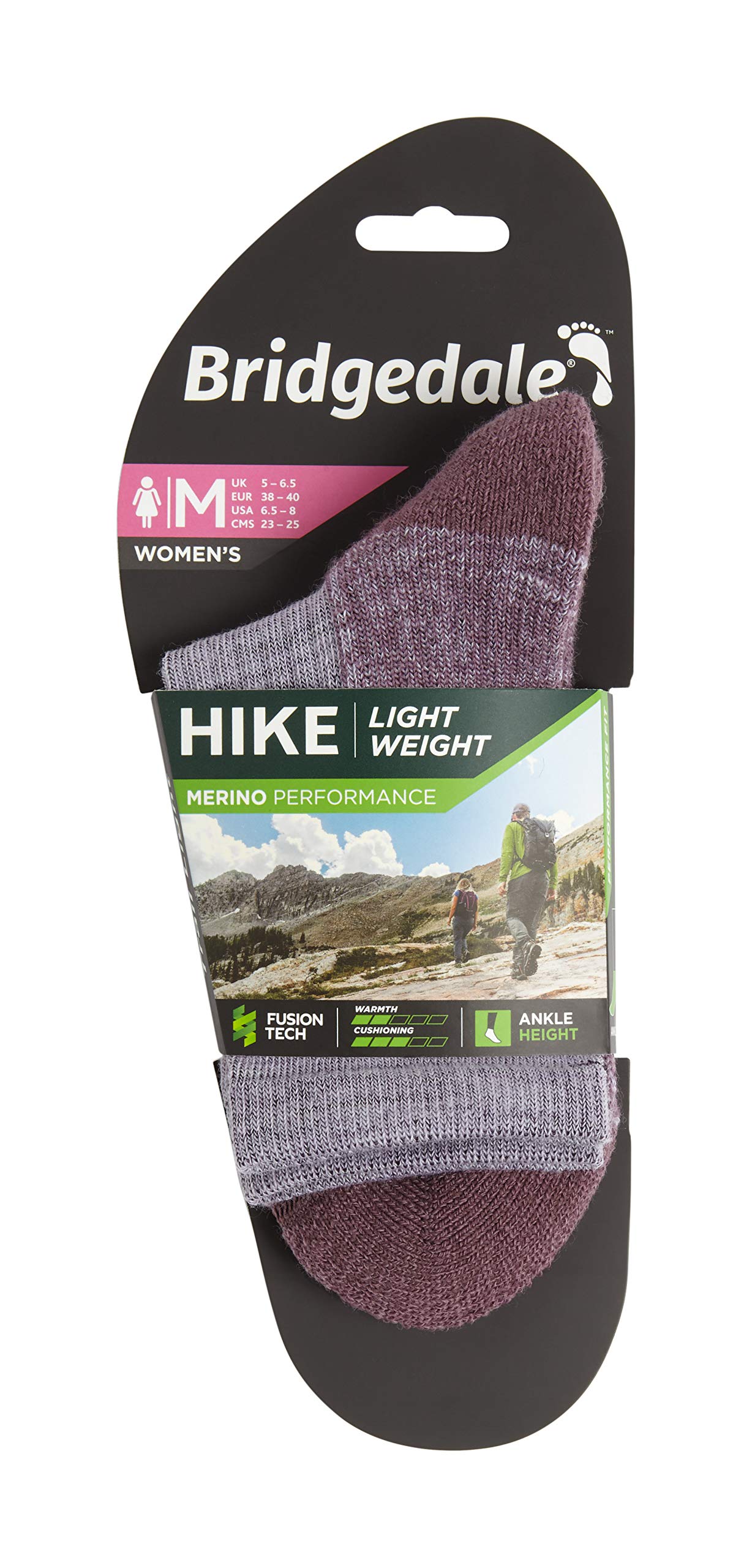 Bridgedale Hike Lightweight Merino Endurance Ankle Original Chaussettes Femme