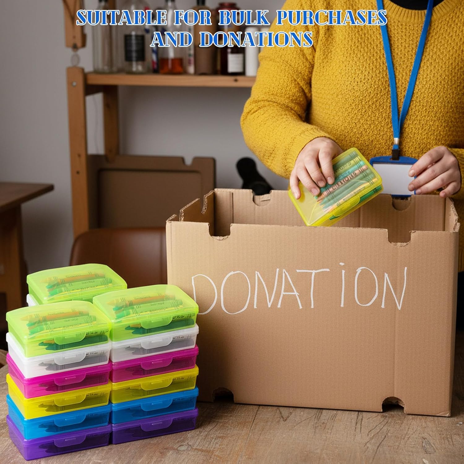 Reallnaive 48 Pcs Travel Soap Container Portable Plastic Soap Boxes Bulk with Lid Homeless Donations Bulk Gym Shower Tour Groups Hotel Outdoor Camping (Mixing Colors)