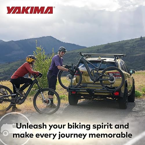 Miniatura 6 de Yakima Portabicicletas con enganche de plataforma, soporte trasero de bicicleta con bandeja inclinable para 2 bicicletas, se adapta a ruedas de 16 a