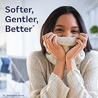 Vista 6 de Suavizante de tela líquido Downy Free & Gentle, 111 fl oz, 150 cargas, hipoalergénico, acondicionador de tela líquido apto para pieles sensibles