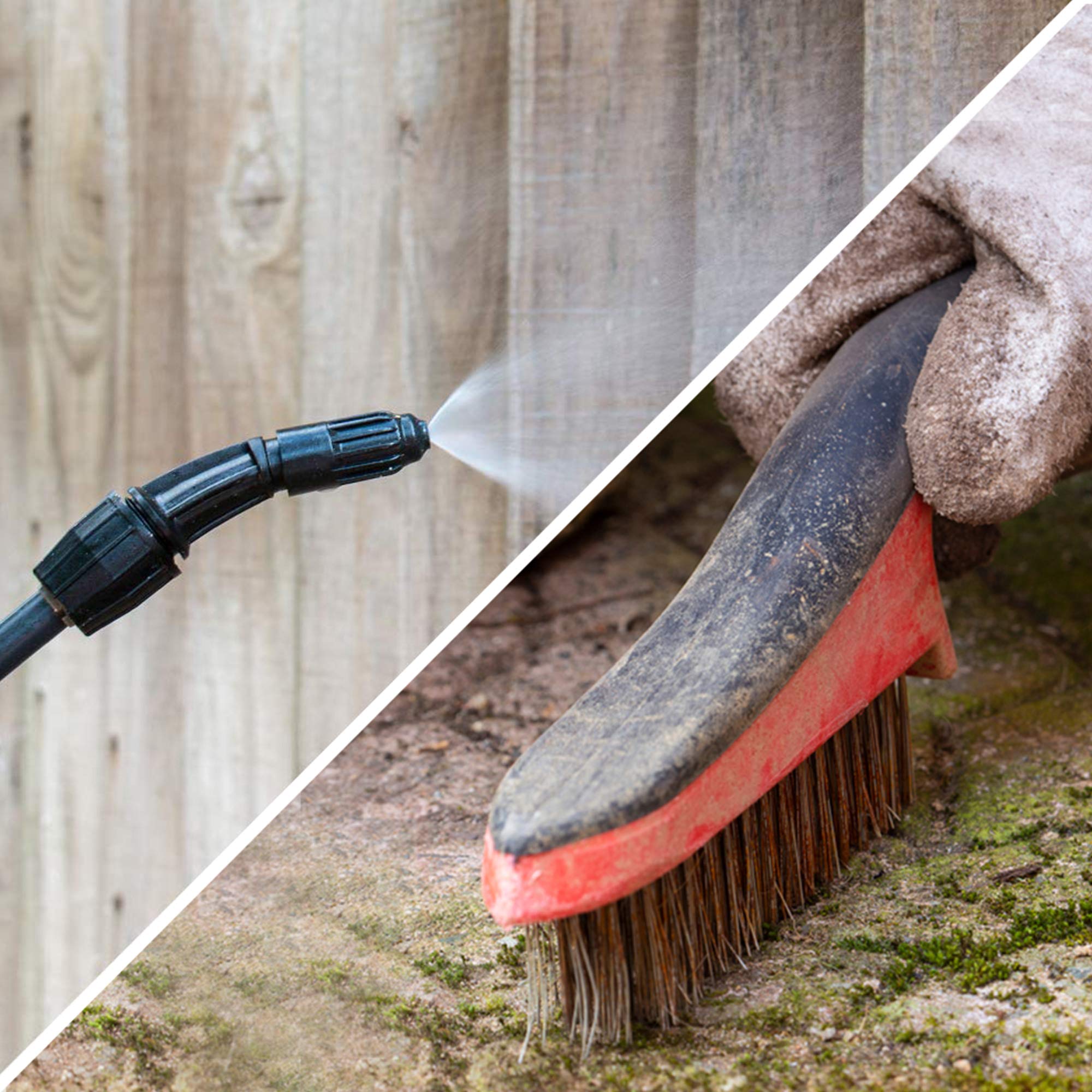 Polar Moss Remover for Roof Tiles, Driveways, Patio, Decking, Walls