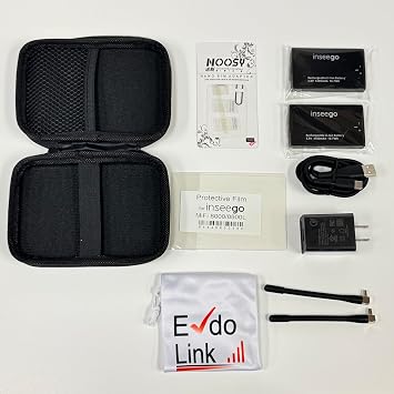 Accessories Compatible with Inseego Verizon MiFi M1000 Hotspot 2 Replacement Batteries + Hard Protective Case + Charging Cable + Charger + 2 Antenas + Evdolink Travel Bag