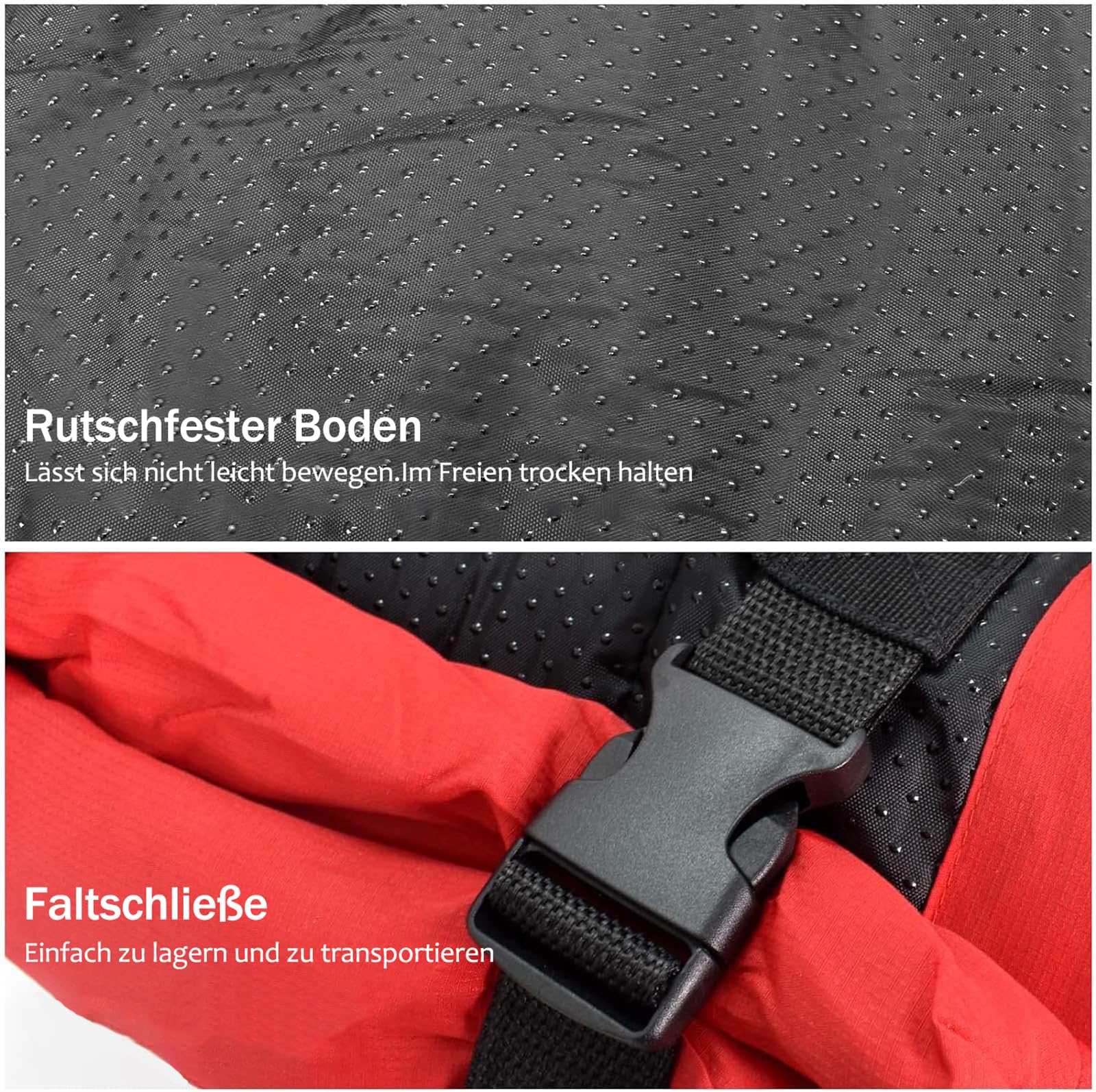 Tappetino per Cani Pieghevole,facile da pulire,resistente tappetino per cani in oxford,Impermeabile Letto per Cani Gatti Portatile Coperta Domestici Materasso Multifun (Rosso, 90x60cm)