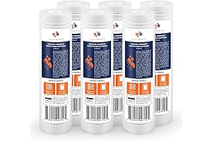 Aquaboon 5 Micron 10x2.5 Grooved Sediment Water Filter Replacement