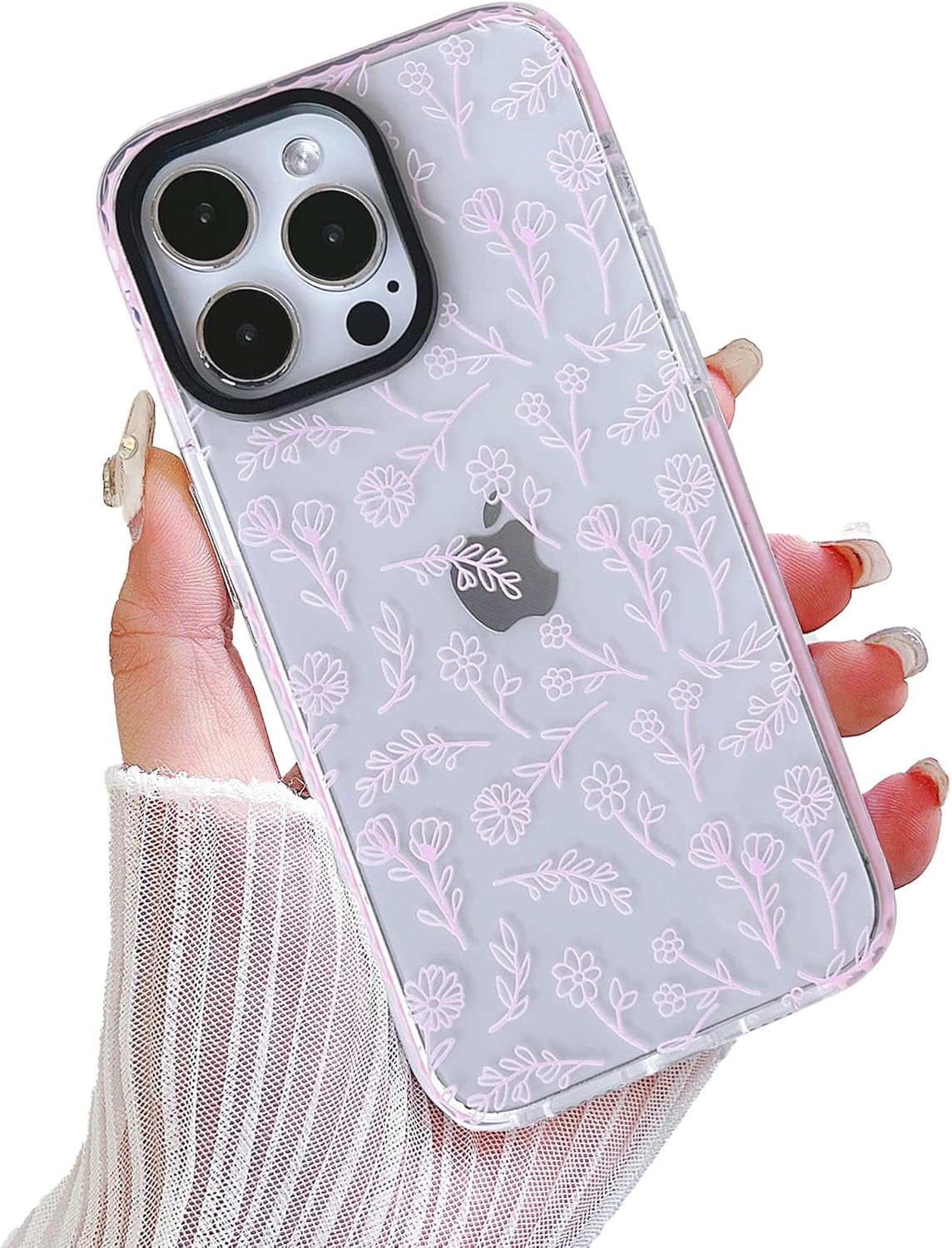 YUMUPIFE Designed for iPhone 16 Pro Case,Cute Clear
