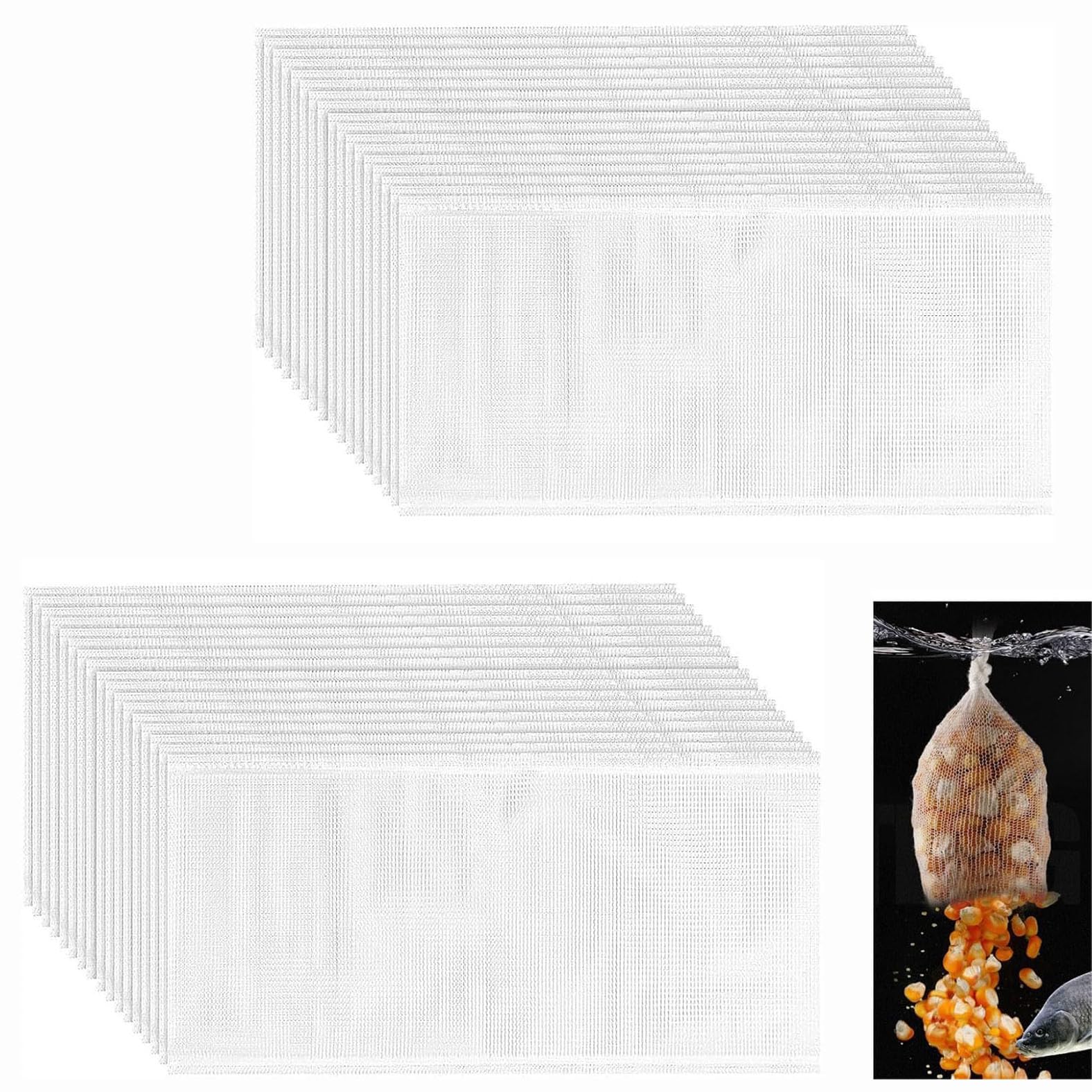 400 pezzi/saldatura 7X14Cm Pva Sacchetto solubile acqua per carpa pesca lancio nuovi accessori da pesca