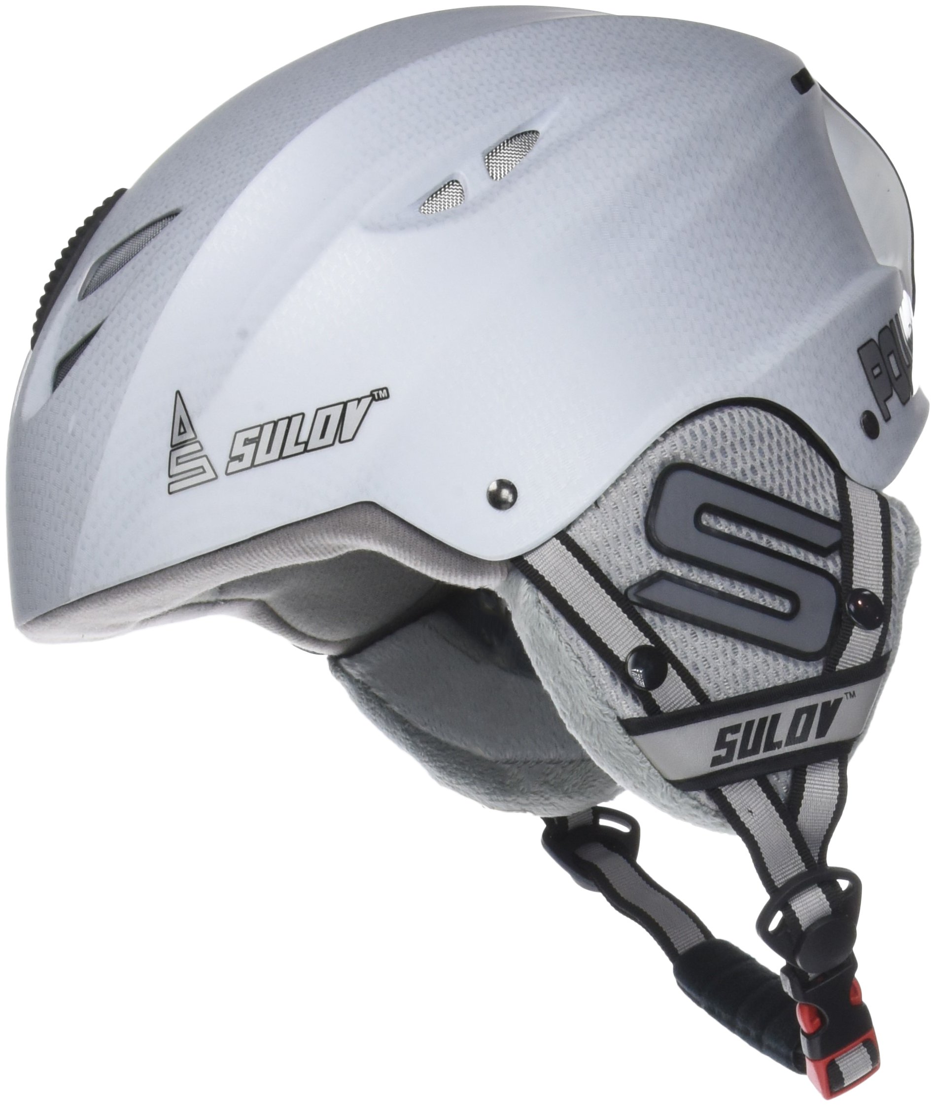 Unisex Adult Power kask narciarski, biały (węglowy), 54-58 cm