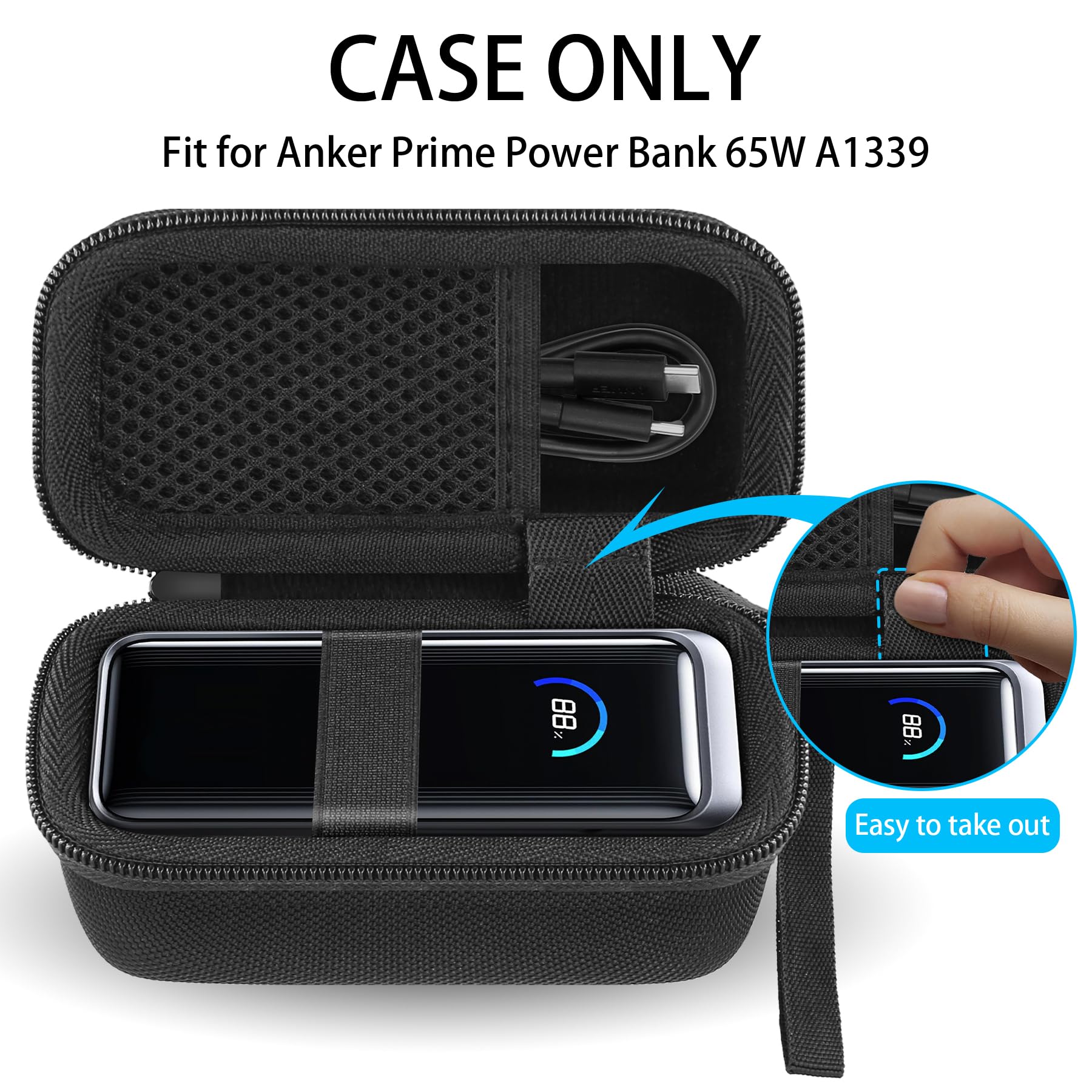 Amazon.com: co2CREA Case for Anker Prime 9600mAh Battery Pack 65W