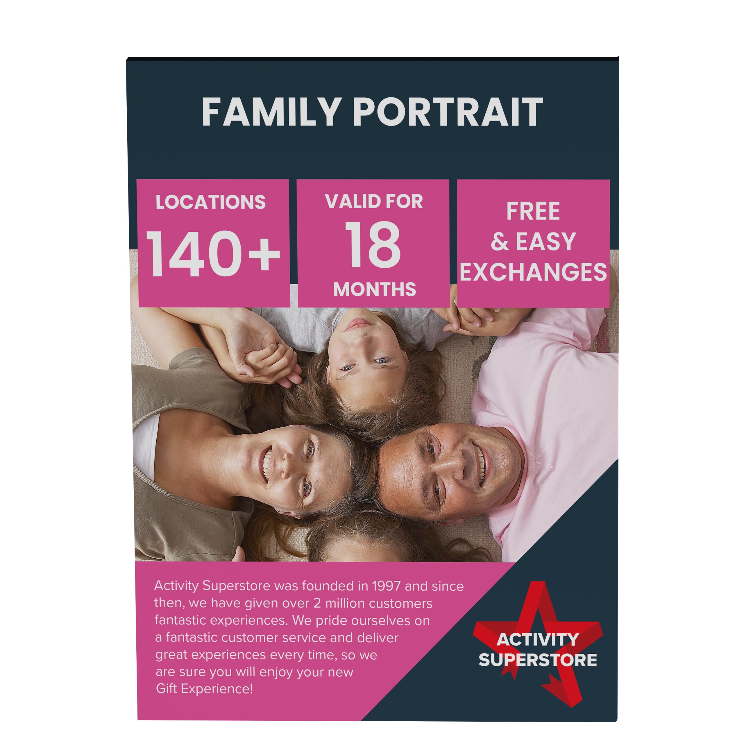 – Family Portrait Photoshoot Gift Experience Voucher, Available at 140+ UK Locations, Portrait Session, Photoshoot Session, Couples Gifts, Birthday Gifts