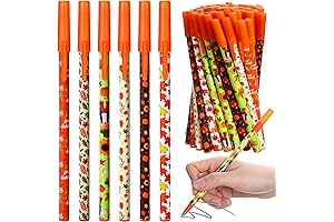 Yeaqee Fall Themed Pens Thanksgiving Pens Maple Leaf Autumn Pumpkin Pen Wood...