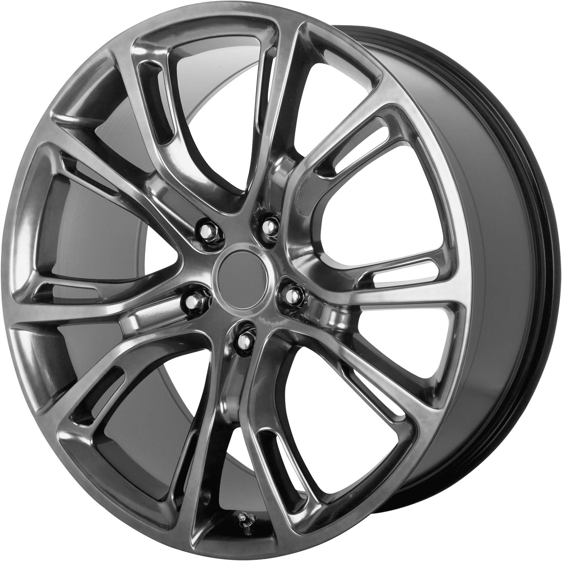 OE Creations 137 Сustom Wheel - Dark Hyper Silver 18" x 8", 34 Offset, 5x127 Bolt Pattern, 71.5mm Hub