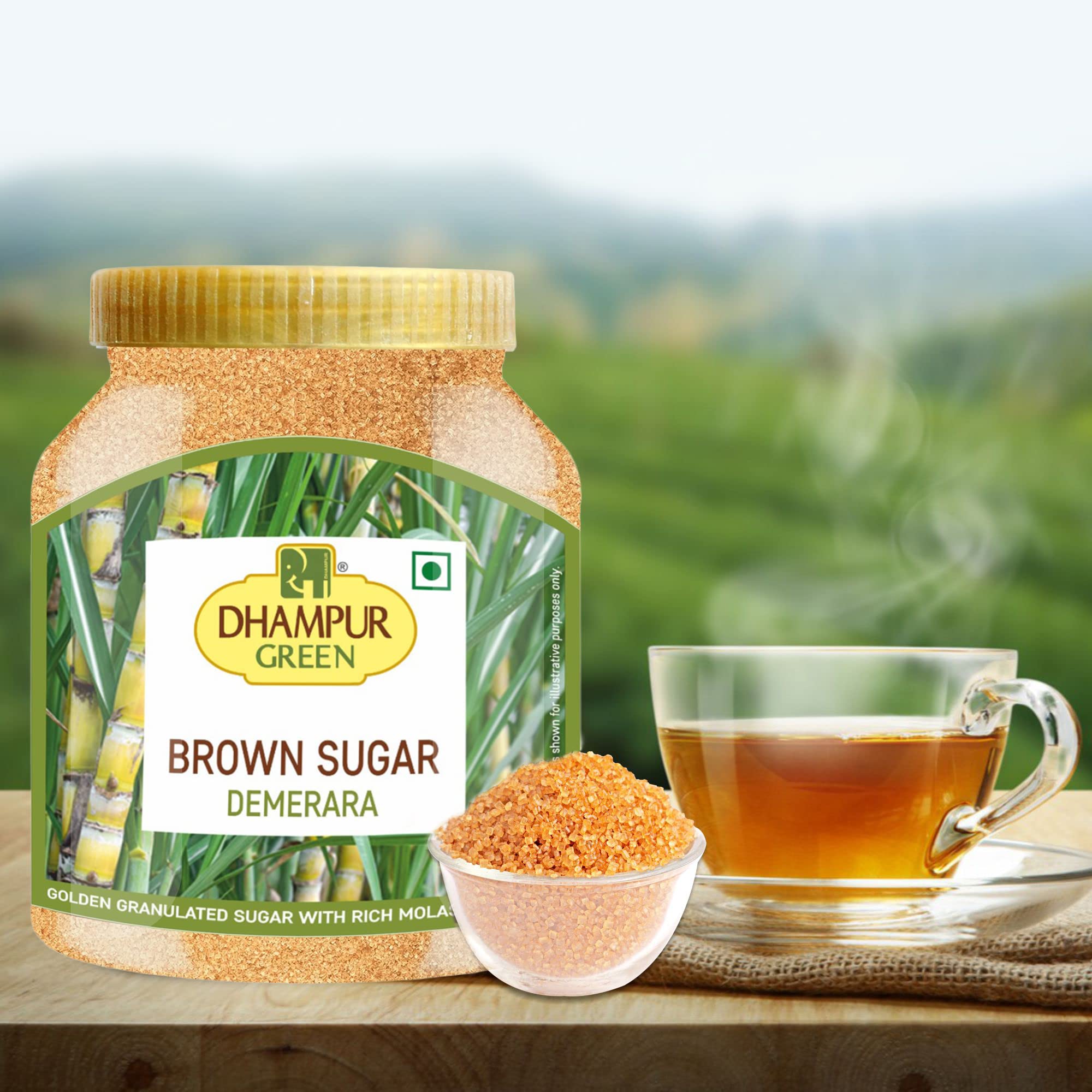 Dhampure Speciality Demerara Brown Sugar Crystal, 800G | Demerara Golden Brown Sugarcane | Source Of Minerals | Healthier Substitute For White Sugar | Chemical Free Sulphurless No Preservatives - Image 5 thumbnail