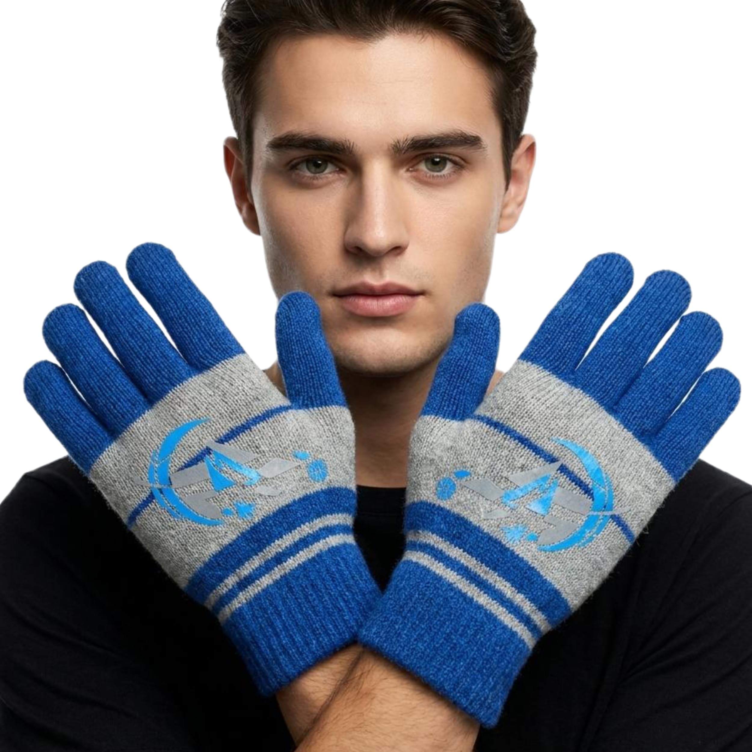 Unisex Woolen Winter Gloves For Men & Women | Stretchable Knitted Hand Gloves with Elastic Ribbed Cuffs for Cold Weather, Sports, Commuting & Outdoor Daily Wear-image-28