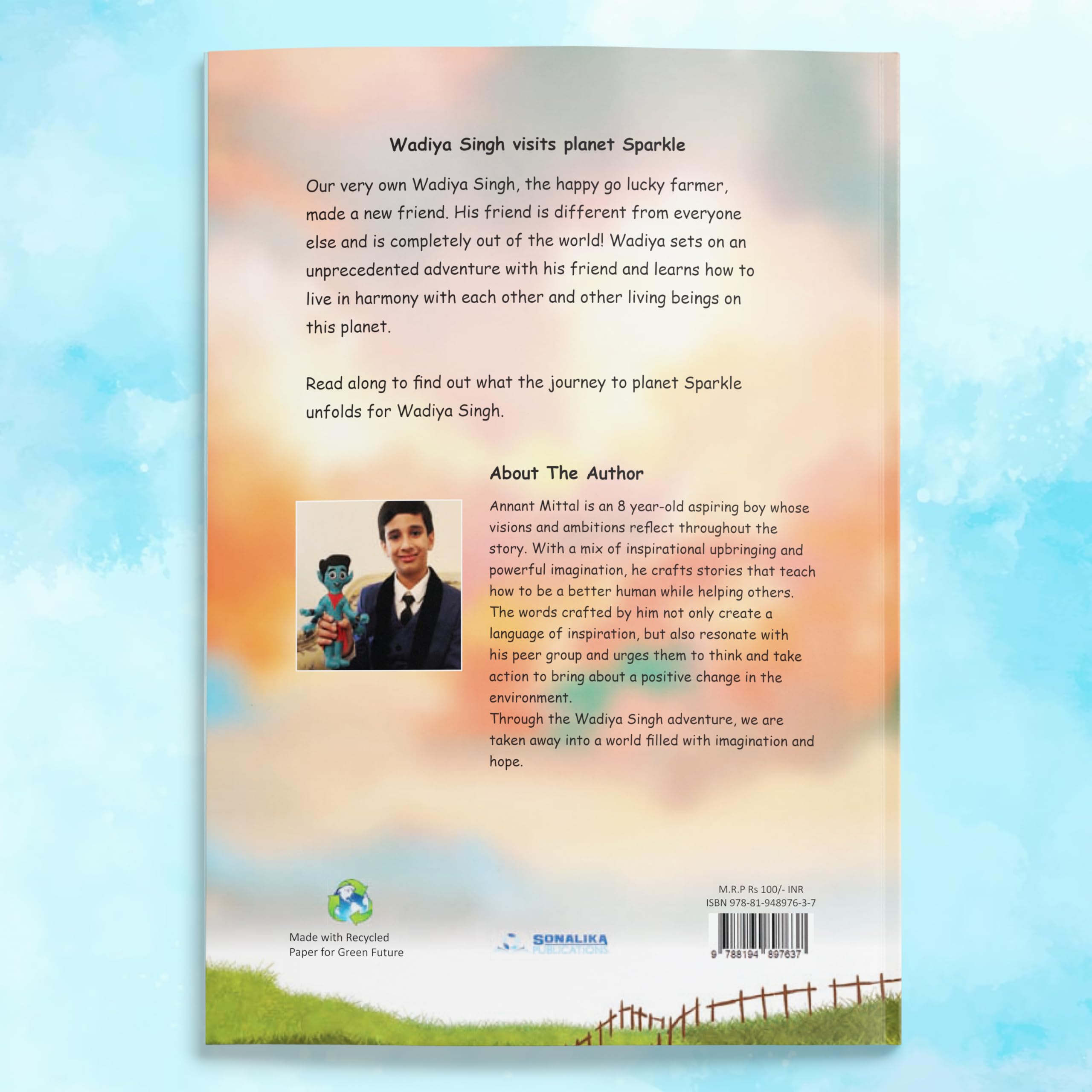 Wadiya Singh visits planet Sparkle English Story Book by Sonalika Publications 3