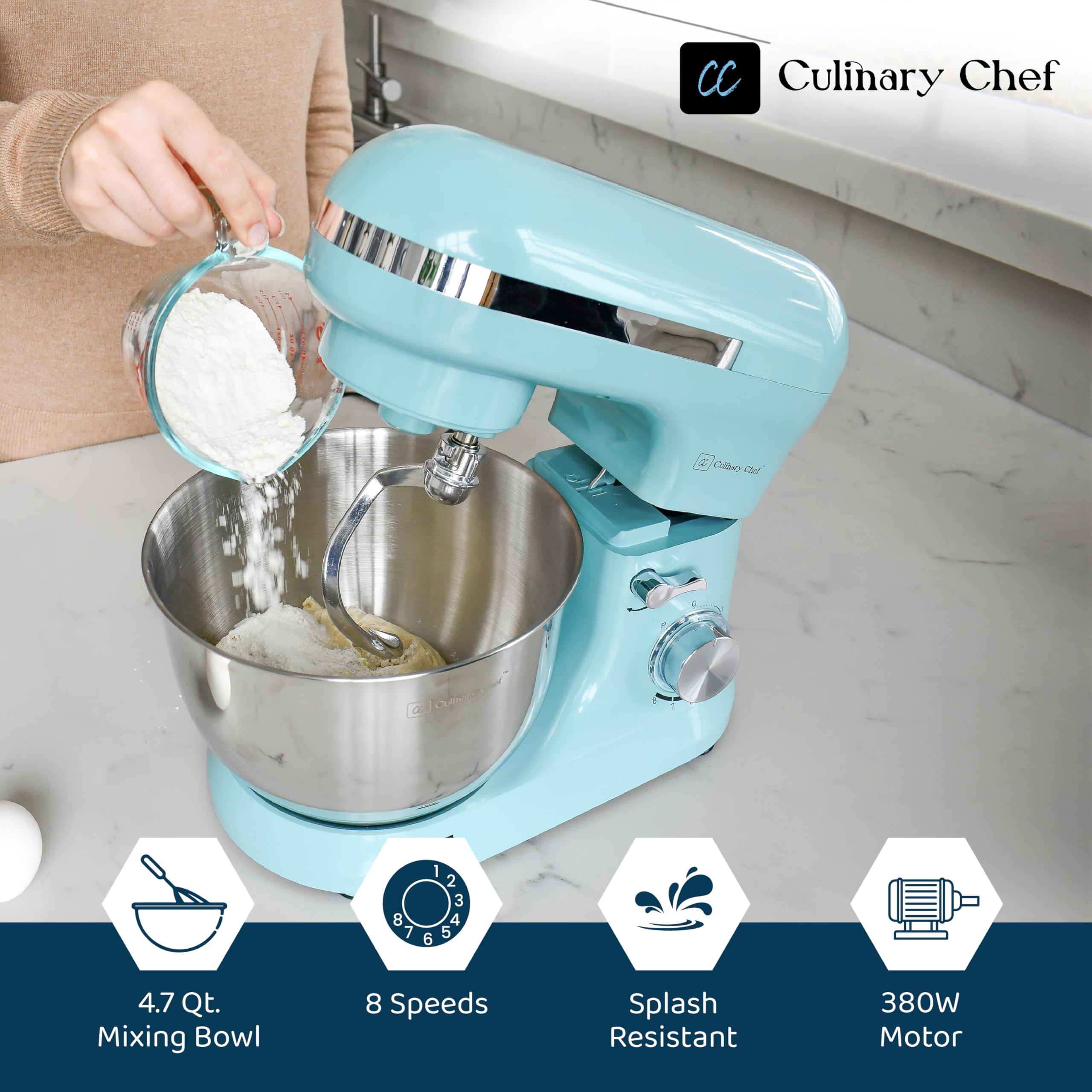 Amazon.com: Frigidaire 4.5L Retro Stand Mixer (Blue): Home & Kitchen