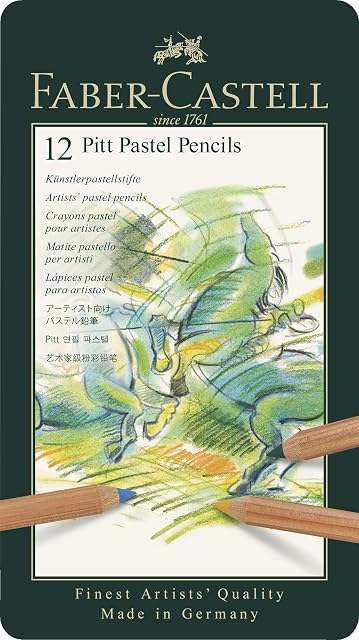 Faber-Castell PITT Pastel Pencils Tin Of 12