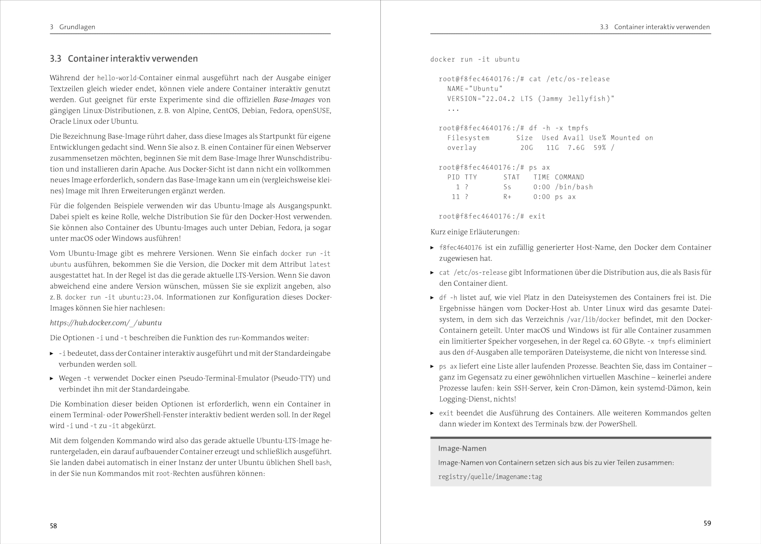 Docker: Das Praxisbuch für Entwickler und DevOps-Teams. Grundlagen, Einstieg, Konzepte. Für Windows, macOS und Linux