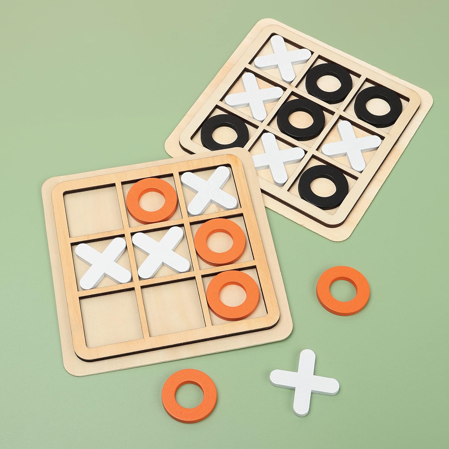 Buy Tic Tac Toe XO Wooden Board Games Desk Toys 3 Pack Classical Family