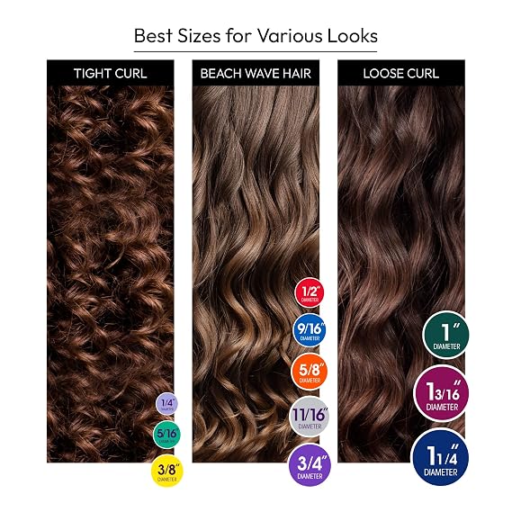 Red by Kiss Flexi Rods 7, 5/8 Diameter - Heatless Hair Curler for 90S Glamorous Bouncy Curls Beach Waves, No Slips, Sleep Styler (6 PCS x 3 Packs)