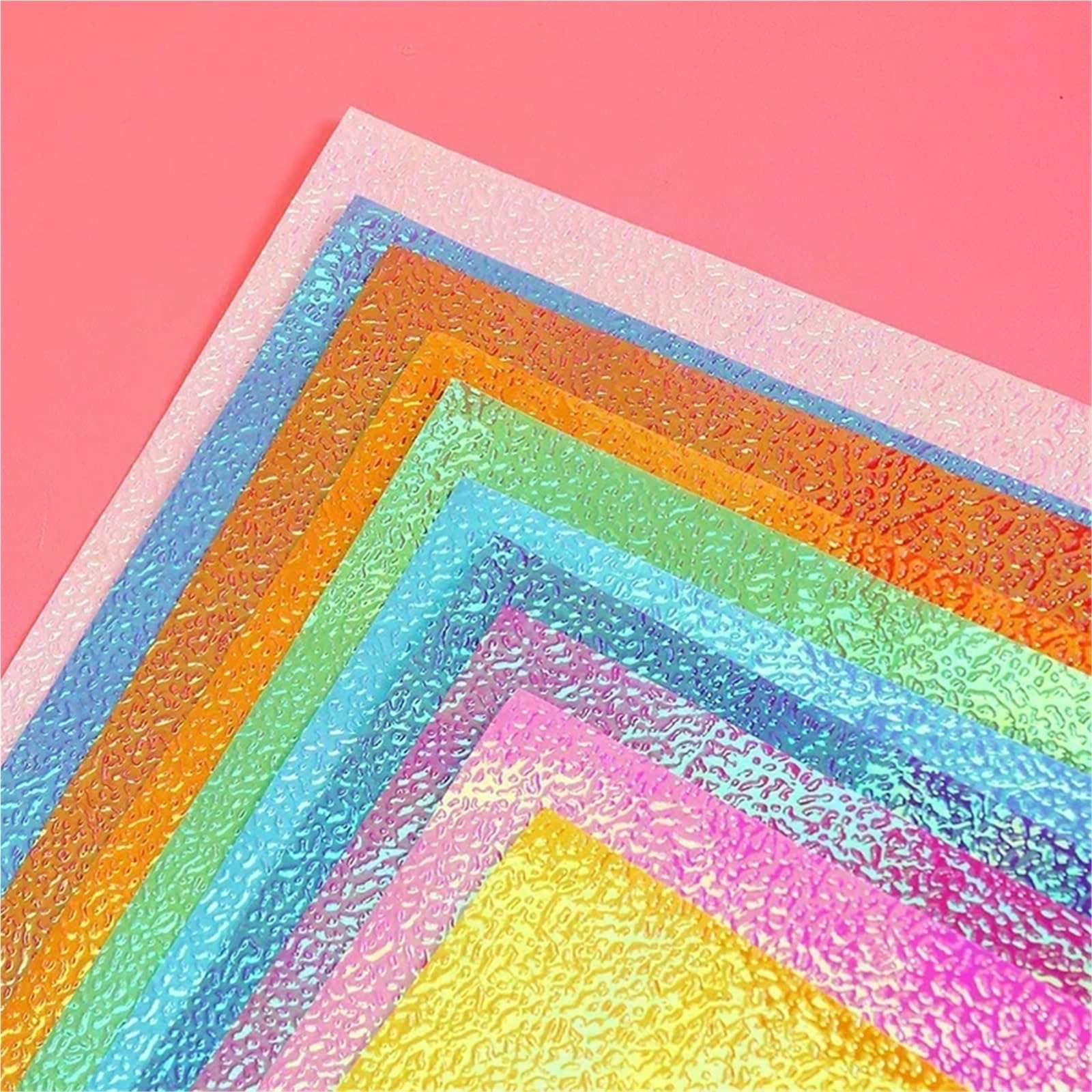 100 Stück Origami-Papier, schillernd, glitzernd, Bastelpapier, faltbar, solide, bunte Kranich-Papiere, DIY, handgefertigte Bastelarbeiten for Kinder Für Handgefertigte Dekorationen(15x15cm)
