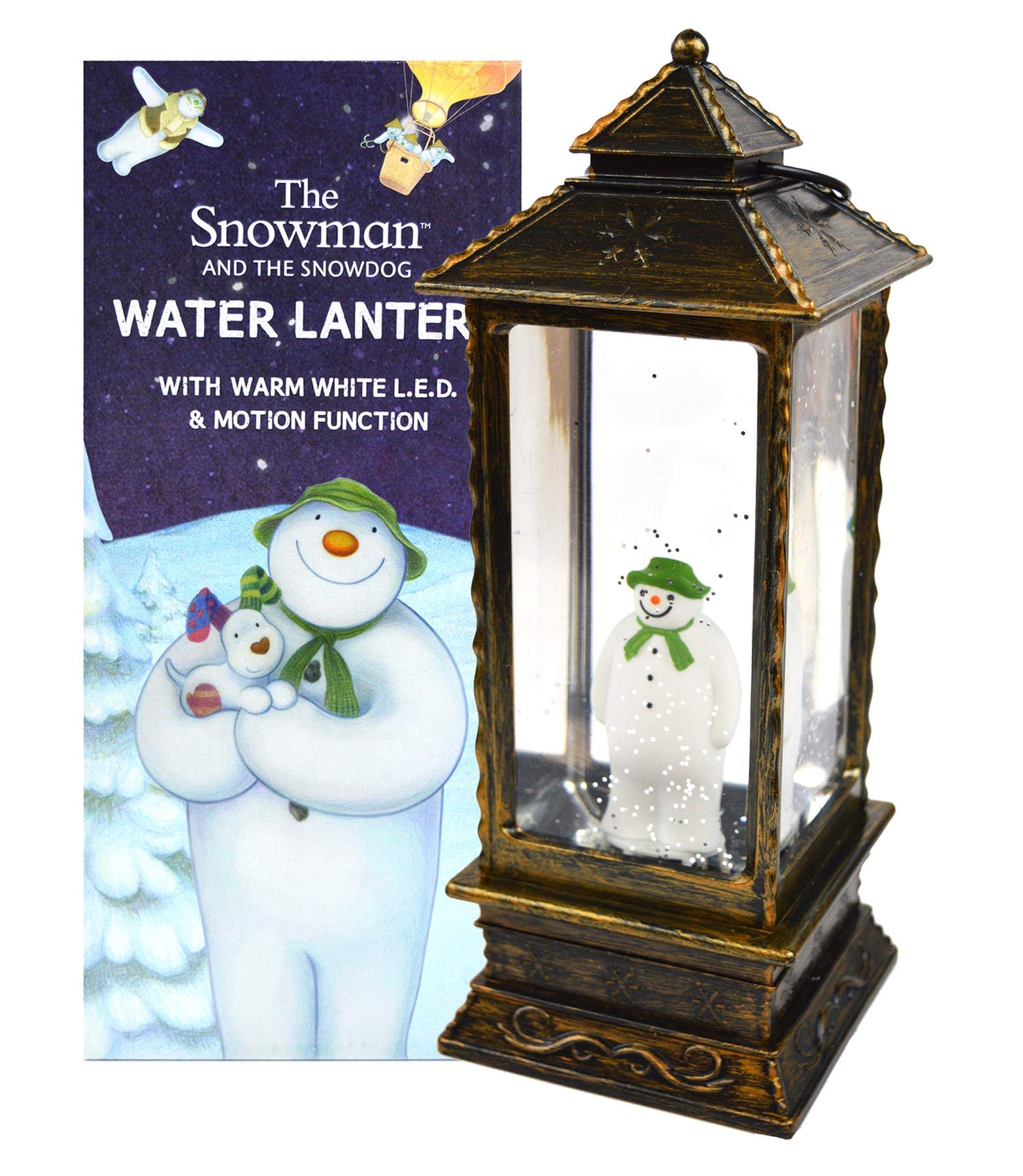 Yöl Cooper The Snowman Led Water Lantern Snow Globe Christmas Decoration Battery Operated