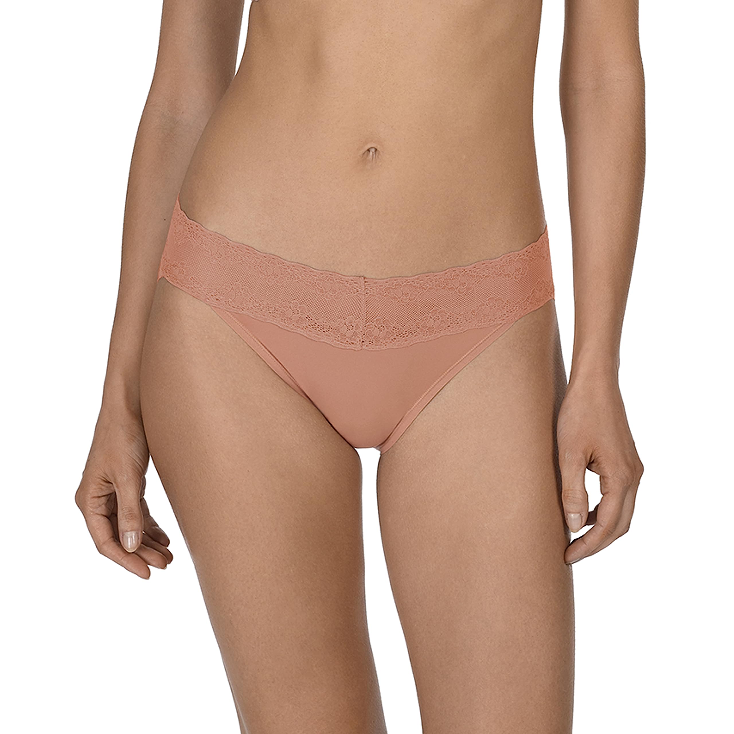 Natori 756092 Bliss Perfection O/​S Maillot de bain en V pour femme - Marron - Taille Unique