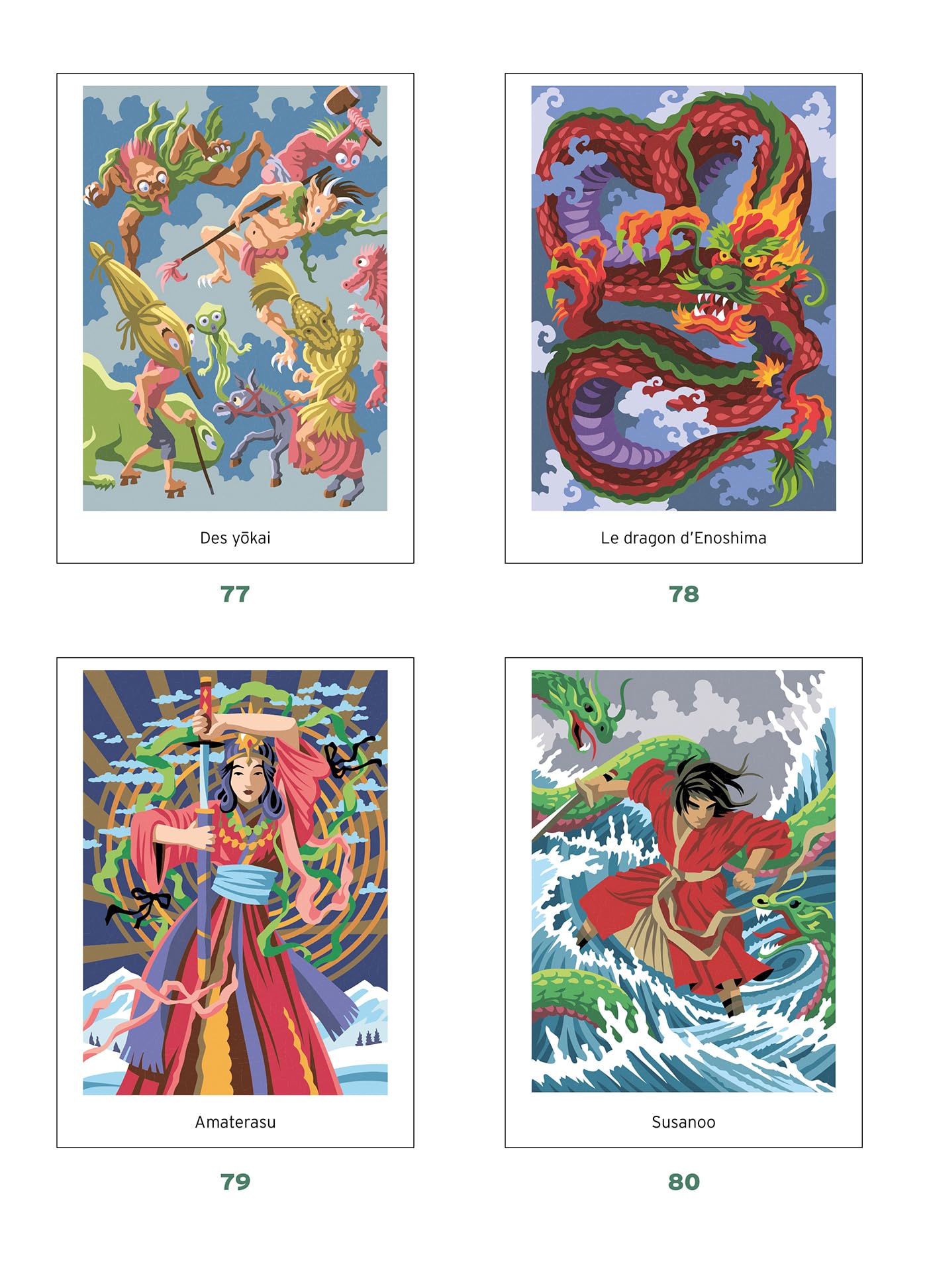 Coloriages mystères - Mythes du monde