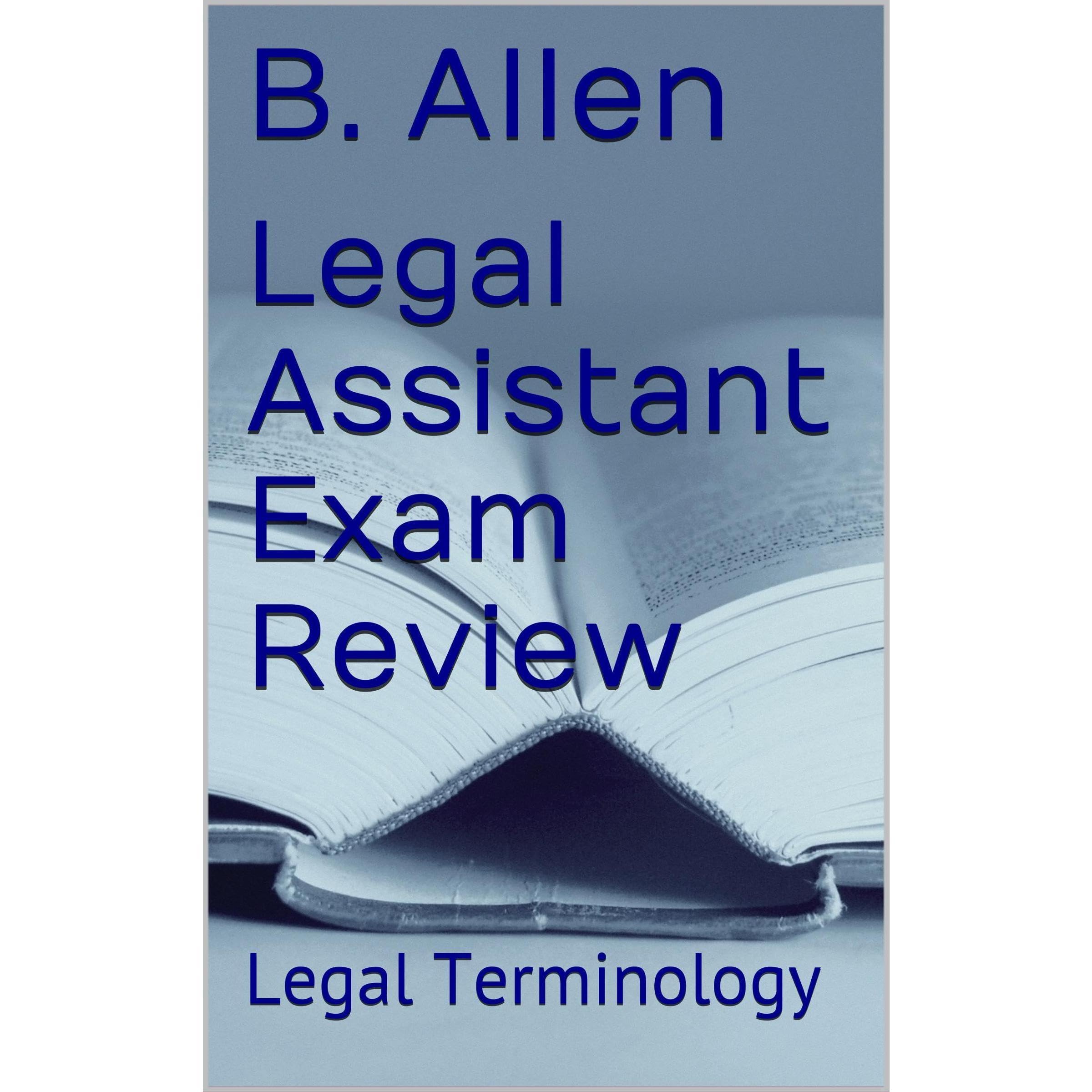 Legal Assistant Exam Review