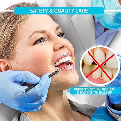 Miniatura 5 de Herramienta profesional raspadora de sarro dental, púa dental, removedor de sarro de doble extremo para dientes, removedor de placa, raspador de