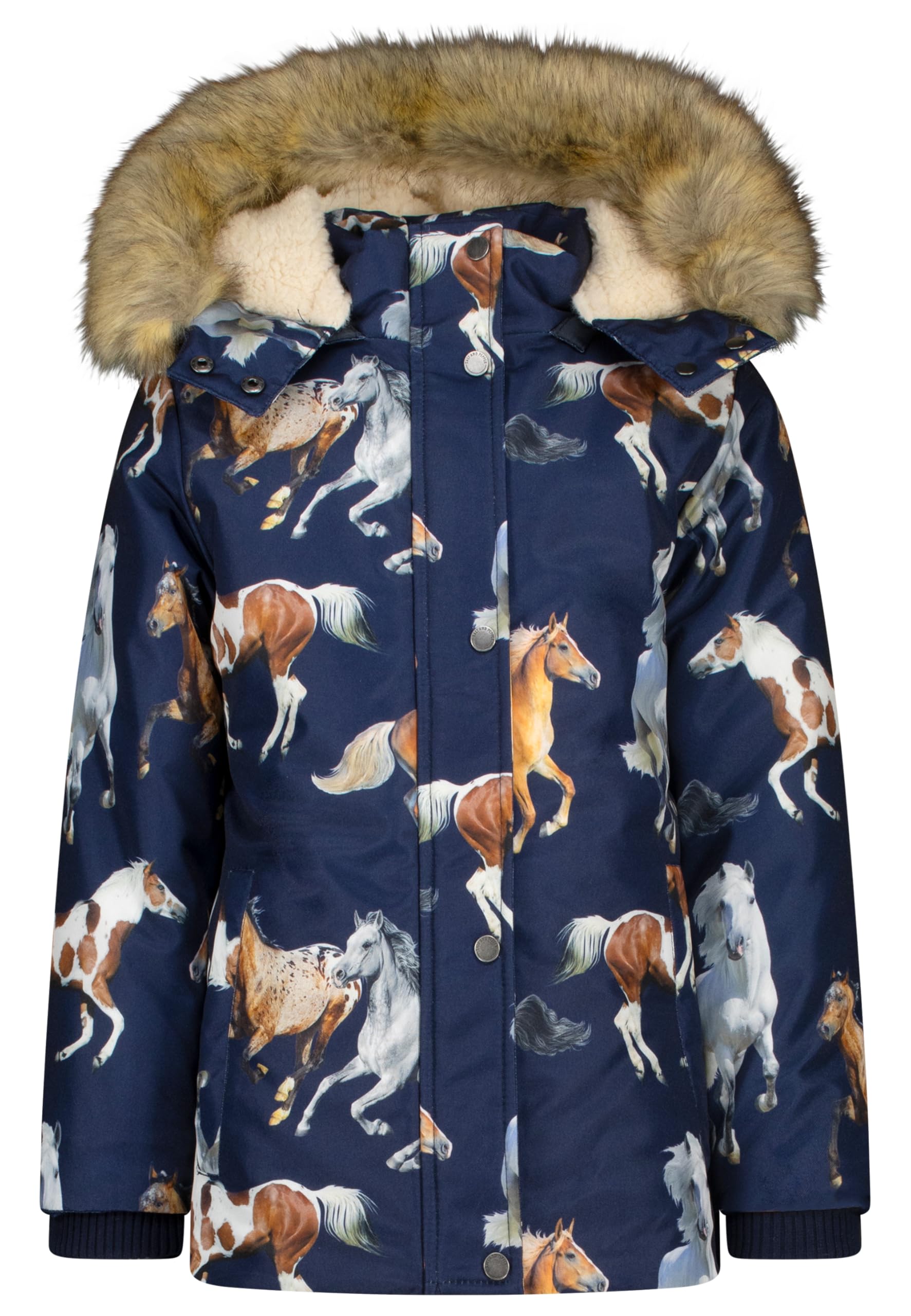 SALT AND PEPPER Mädchen Girls Outdoor Jacket Horse Aop Jacke