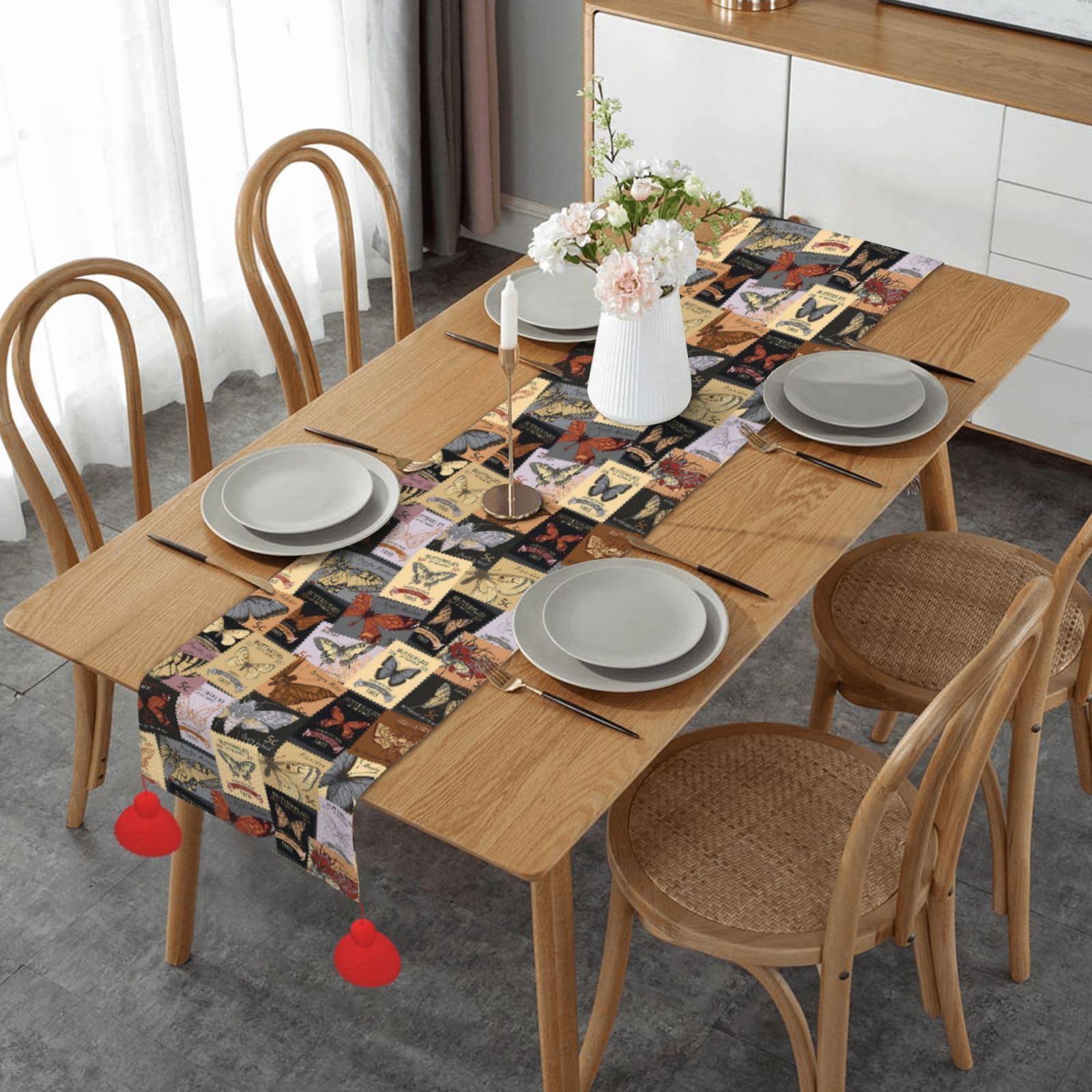 Chemin de table de Noël vintage, le cadeau idéal pour vos proches