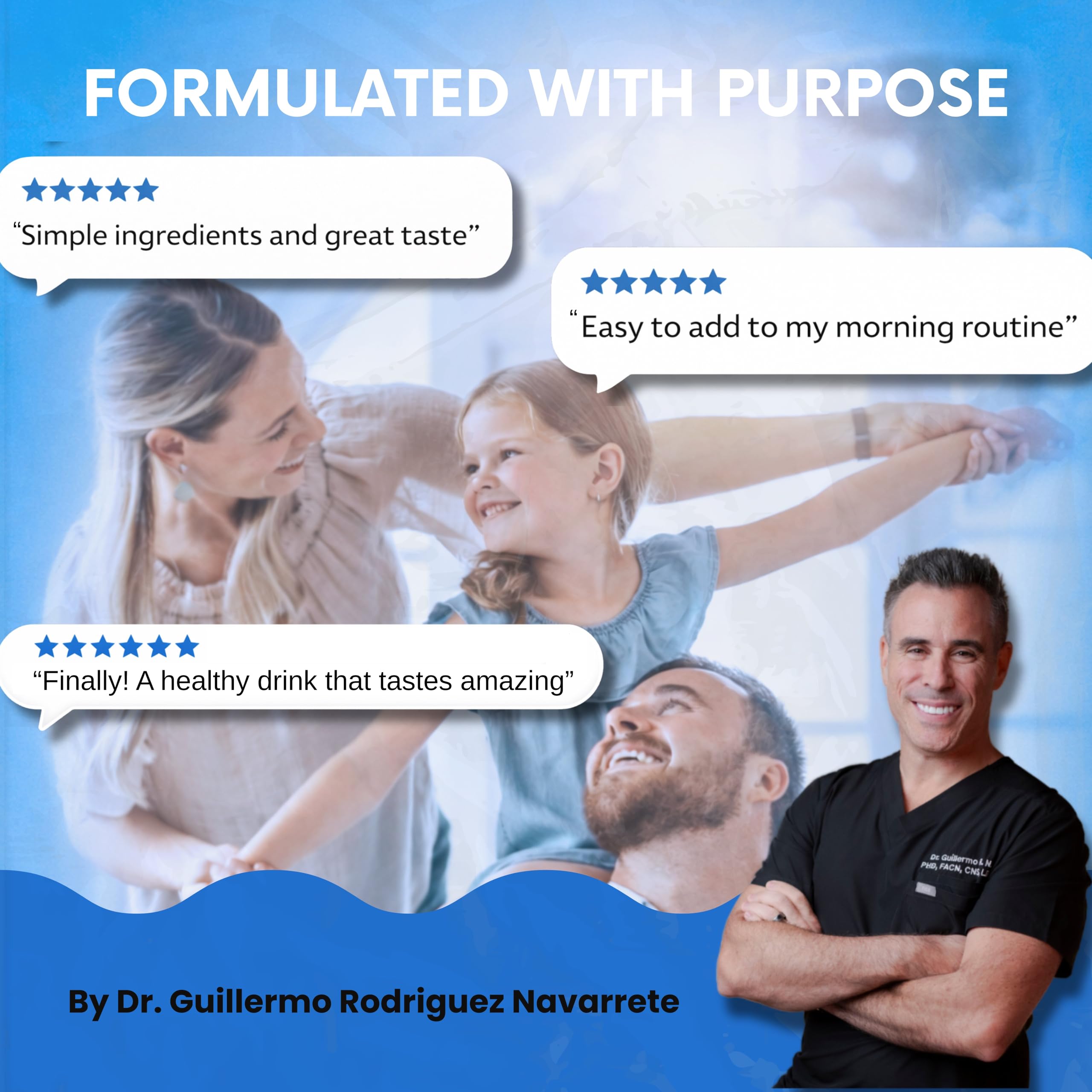 NutriBreakfast by Nutrillermo/Keto Protein Collagen Powder with MCT Oil/MCT Oil Powder/Keto Collagen Peptides with Grass-Fed Bovine Collagen Type I & III (15.9, Chocolate)