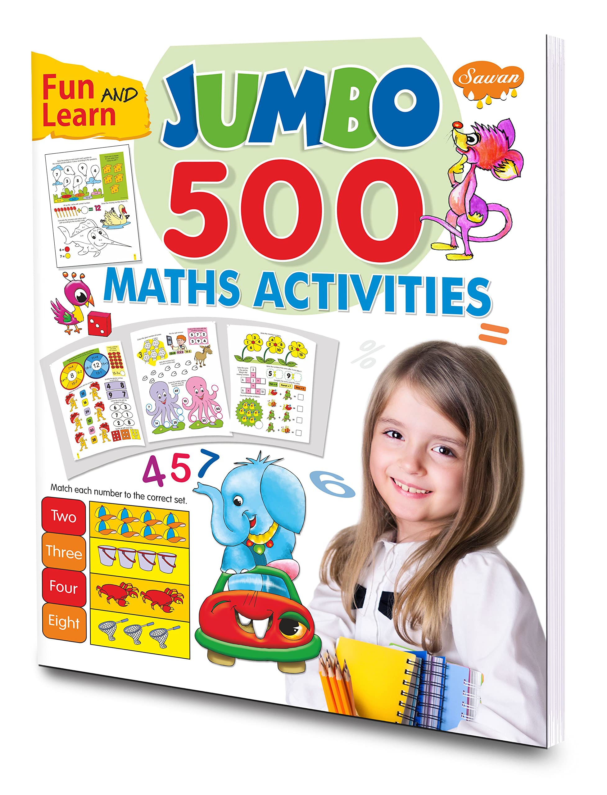 Learn and Fun Jumbo 500 Maths Activities