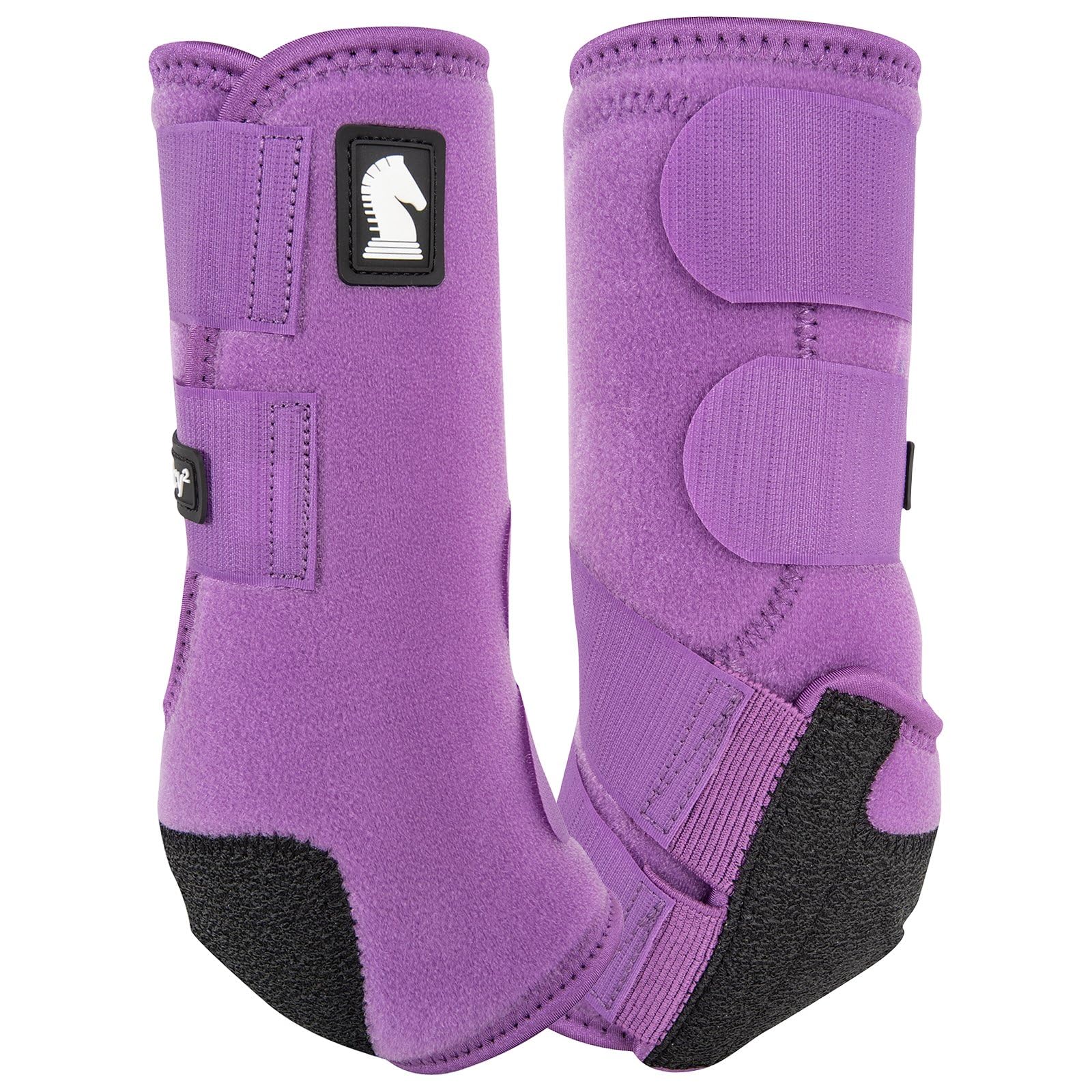 Classic Equine Legacy2 Support Boots, Hind (Violet Purple, Large)