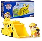 Rubble’s Bulldozer Toy Truck with Collectible Action Figure, Sustainably Minded Kids Toys for Boys & Girls Ages 3 and Up