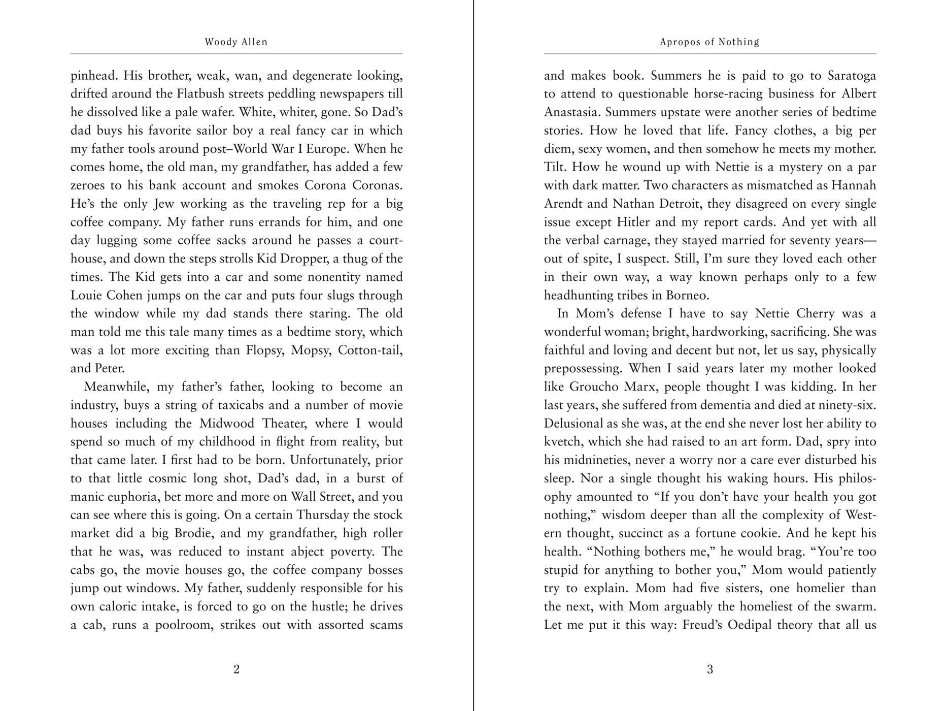 Apropos of Nothing: Autobiography
