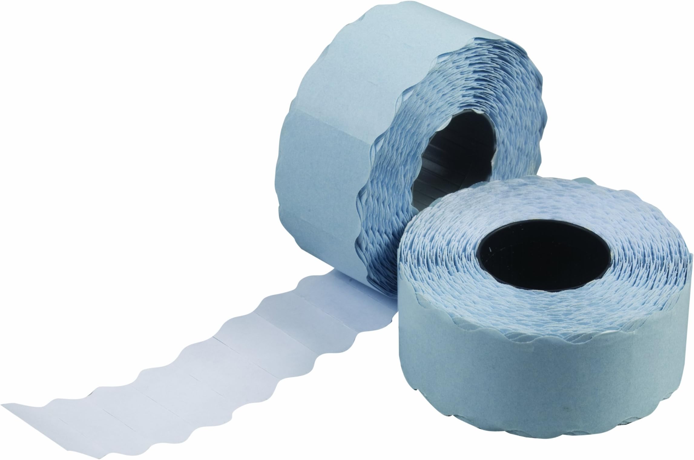 SATO 26x12mm White, Permanent Labels (54k) Wavy Edge for Samark 26, Kendo 26 or Lynx Lite 2612