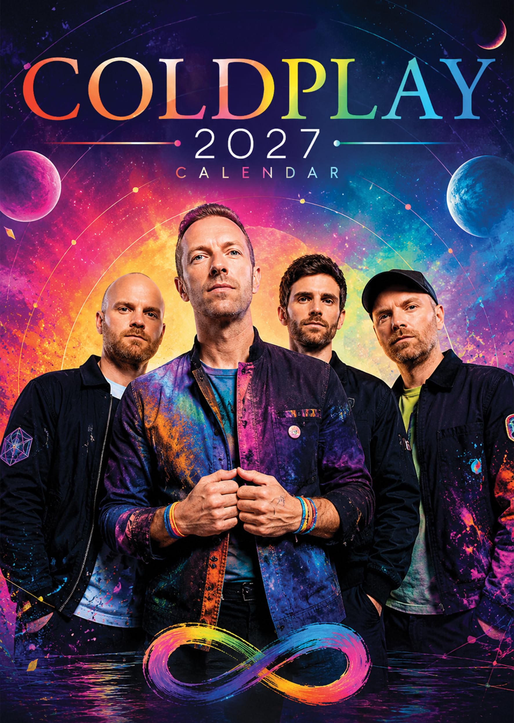 Coldplay 2027 Wall Calendar | A3 Size | Premium Quality | Ideal for Fans & Collectors