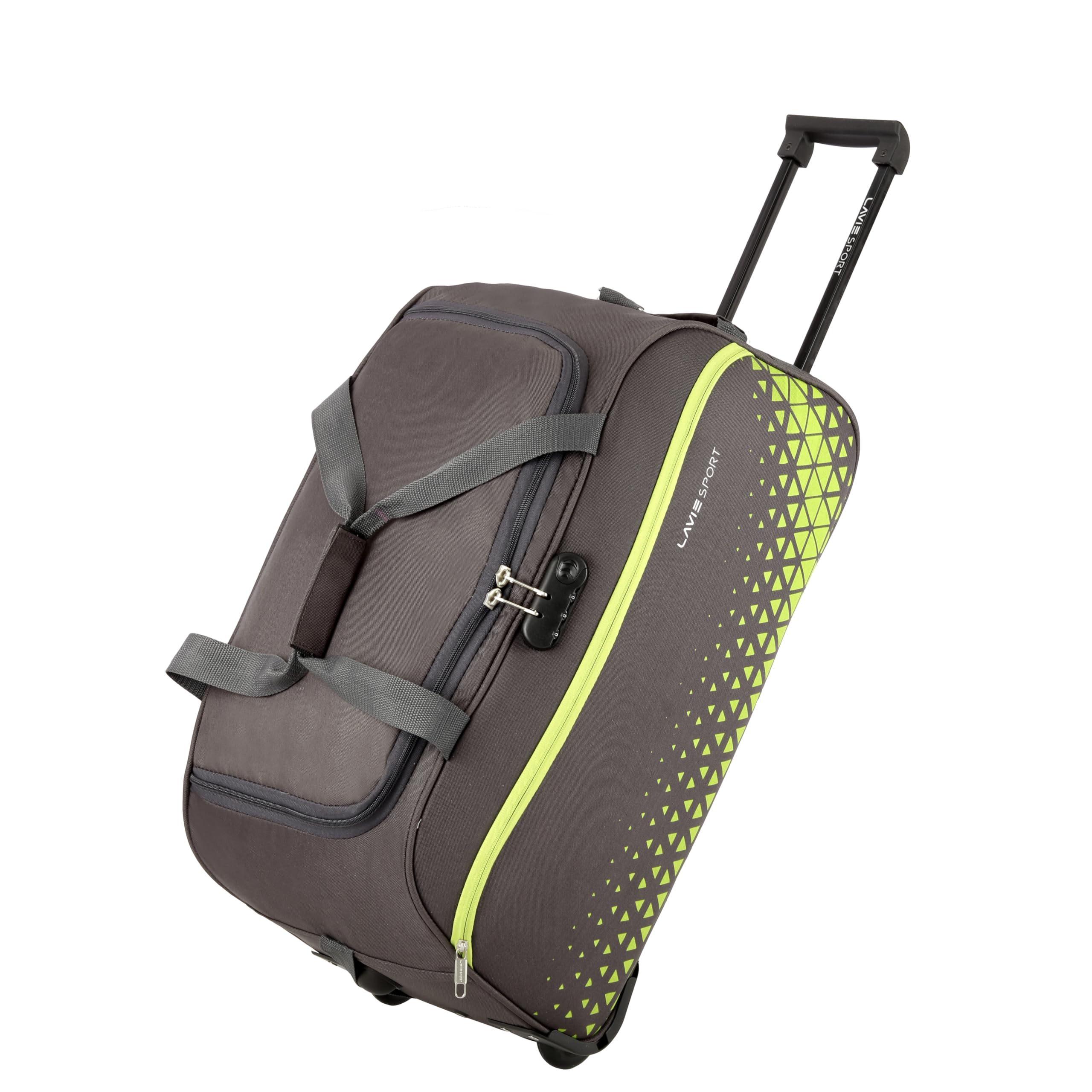 62L Anti-Theft Axle Wheel Duffle Bag | Polyester Bag | Combi Lock with Attached Shoulder Strap| Duffle Bag for Men & Women-image-49