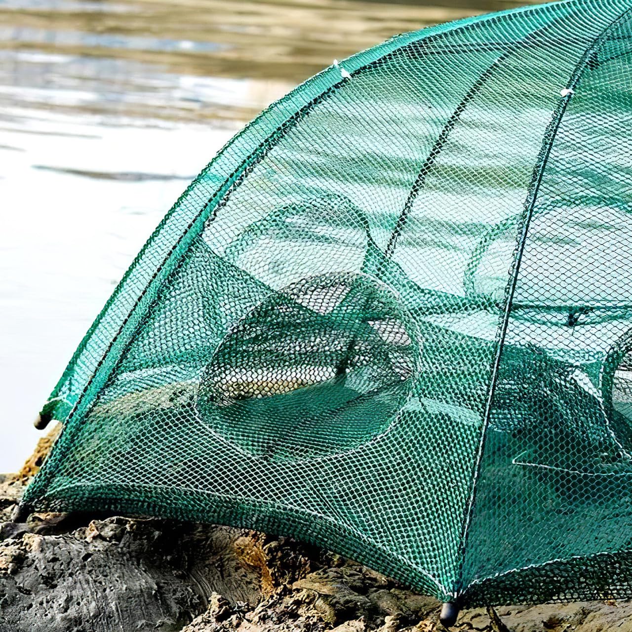 Garneck 1 rouleau de fil de réparation pour filets de pêche, fil de pêche en nylon tressé, 20 lb