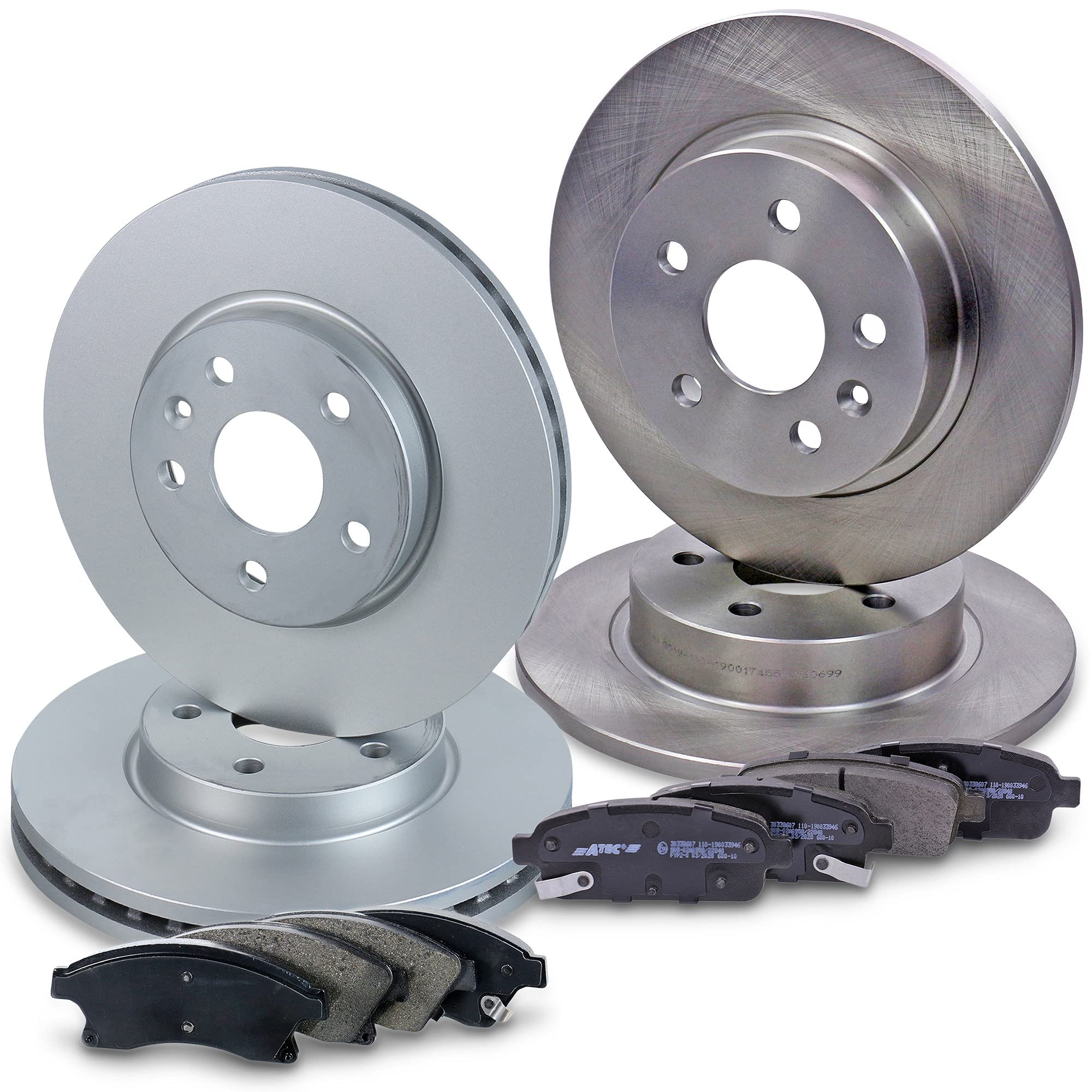ATEC Germany Set freni incl. dischi anteriori Ø 276 mm ventilati + | Compatibile con: CHEVROLET AVEO Schrägheck, CRUZE, CRUZE Schrägheck, CRUZE Station Wagon, OPEL ASTRA J, ASTRA J Caravan