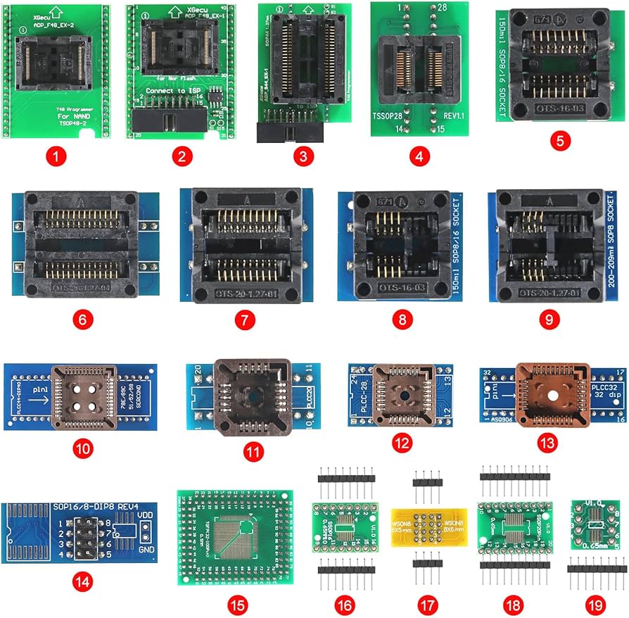Amazon.com: ACEIRMC T48 (TL866-3G) Programmer Support 34000+ ICS