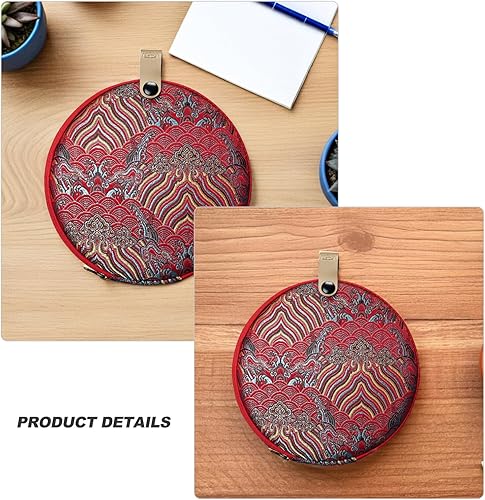 Miniatura 7 de Puerh Tea Cake Fermentado Pu Er Caja de té Caja de regalo de embalaje de té Caja de regalos Caja de té chino Soporte de té para amantes del té,