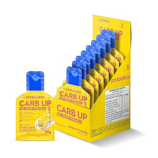 Probiótica Carb Up Gel Super Fórmula - 10 Sachês 30G Banana