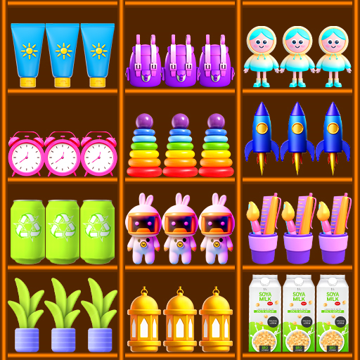 Closet Sort - Goods Match 3D