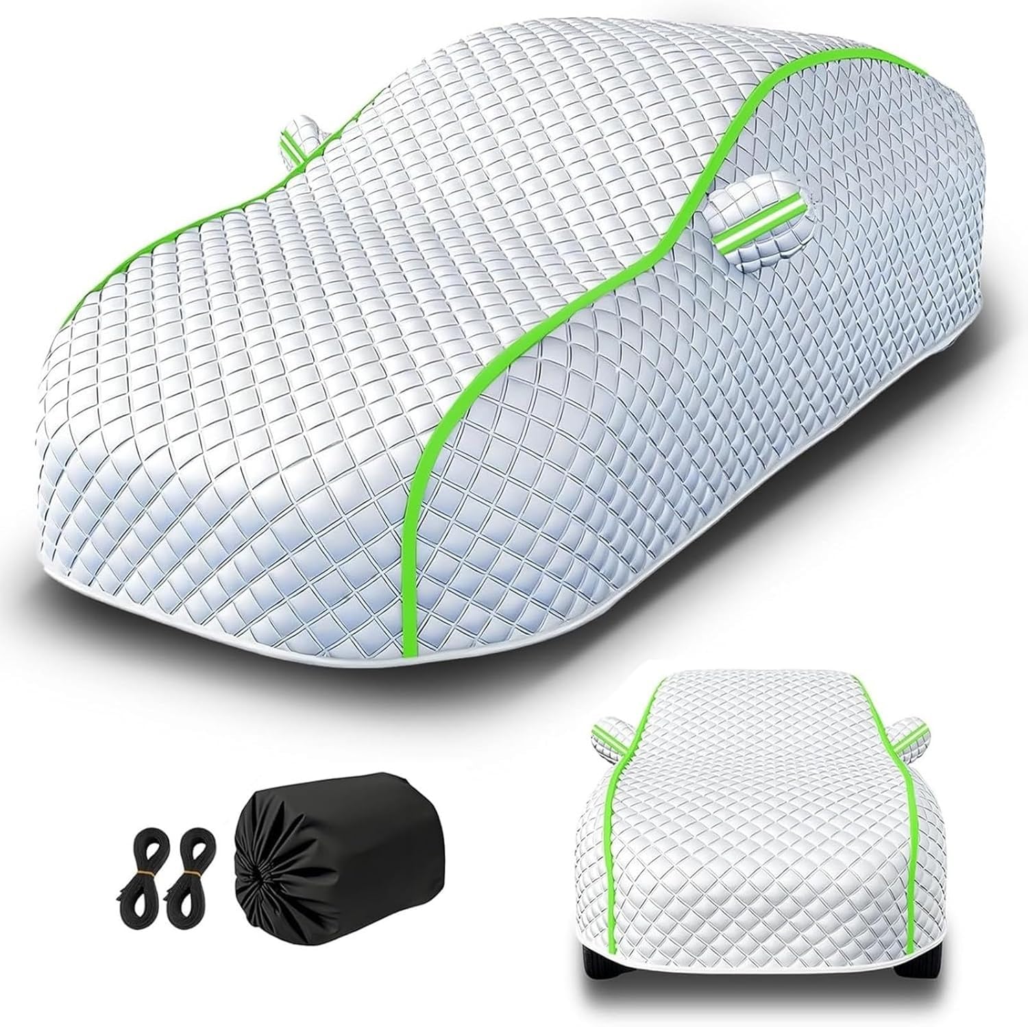 Anti-Granizo Funda Coche para Audi A3 Sedan 2013-2025, Impermeable,Sol,Resistente,Lluvia,Polvo,Transpirable Funda para Coche Exterior de Material Extra Grueso