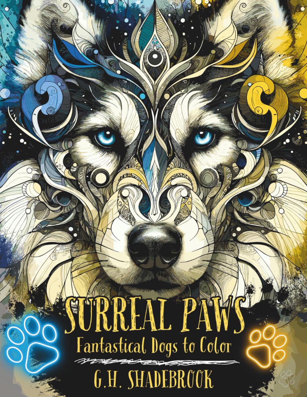 Surreal Paws: Fantastical Dogs to Color (Surreal & Whimsical Animals to Color)