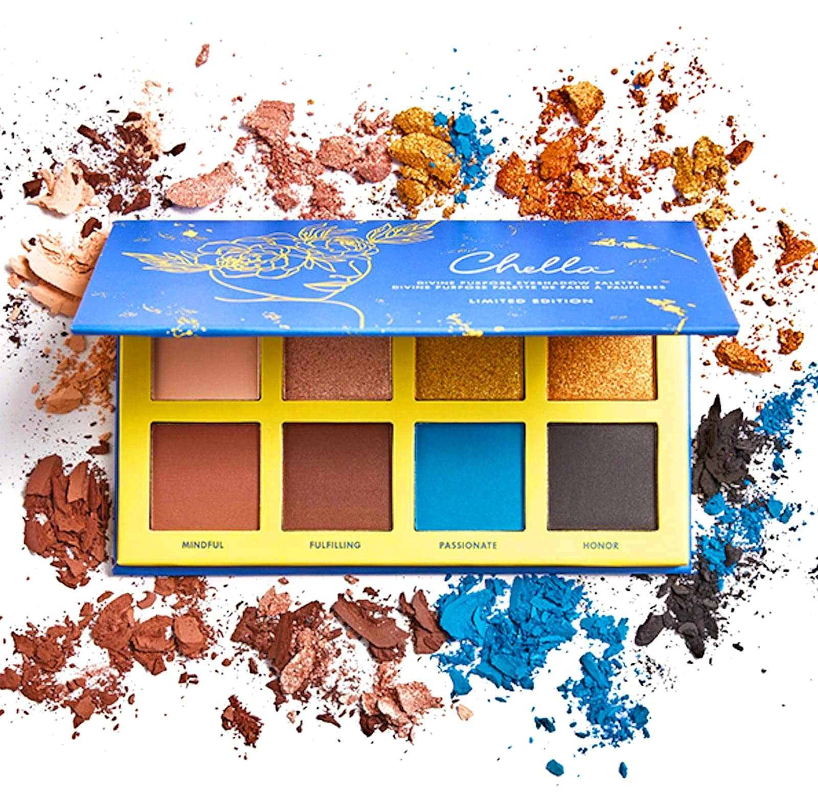 Chella Makeup Eyeshadow Palette, Full Size Makeup Pallette, Divine Purpose