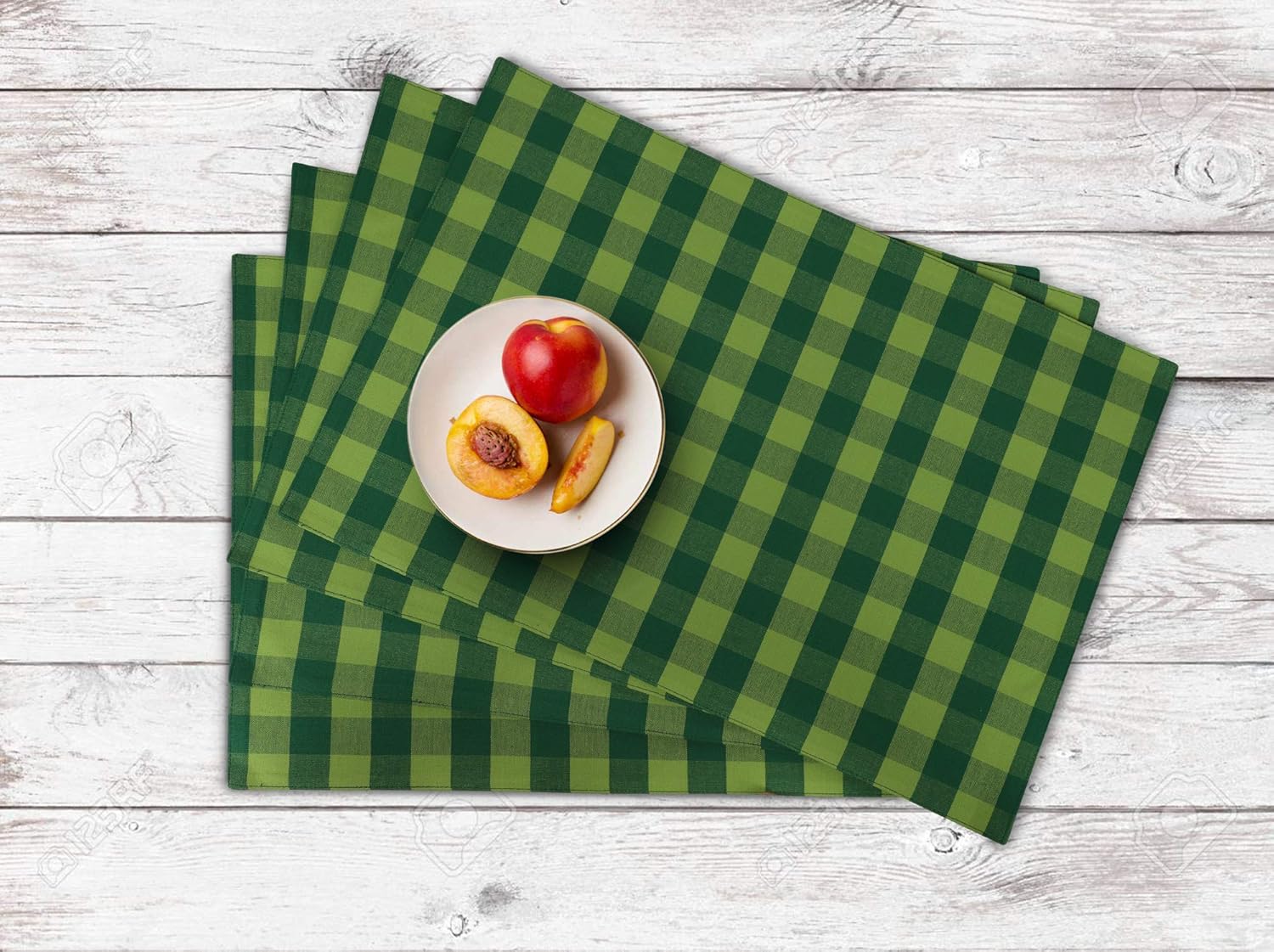 Gеt Dіѕсоunt оƒƒеr Urban Villa, St Patrick Special,100% Cotton Fused Place Mats ,14''x 20'' Over Sized ,Set of 6 St Patrick Buffalo Check Plaid , Every Day Use ,Heavier Quality Exсluѕіvе Dіѕсоunt 50% Prісе Urban Villa, St Patrick Special,100% Cotton Fused Place Mats ,14''x 20'' Over Sized ,Set of 6 St Patrick Buffalo Check Plaid , Every Day Use ,Heavier Quality